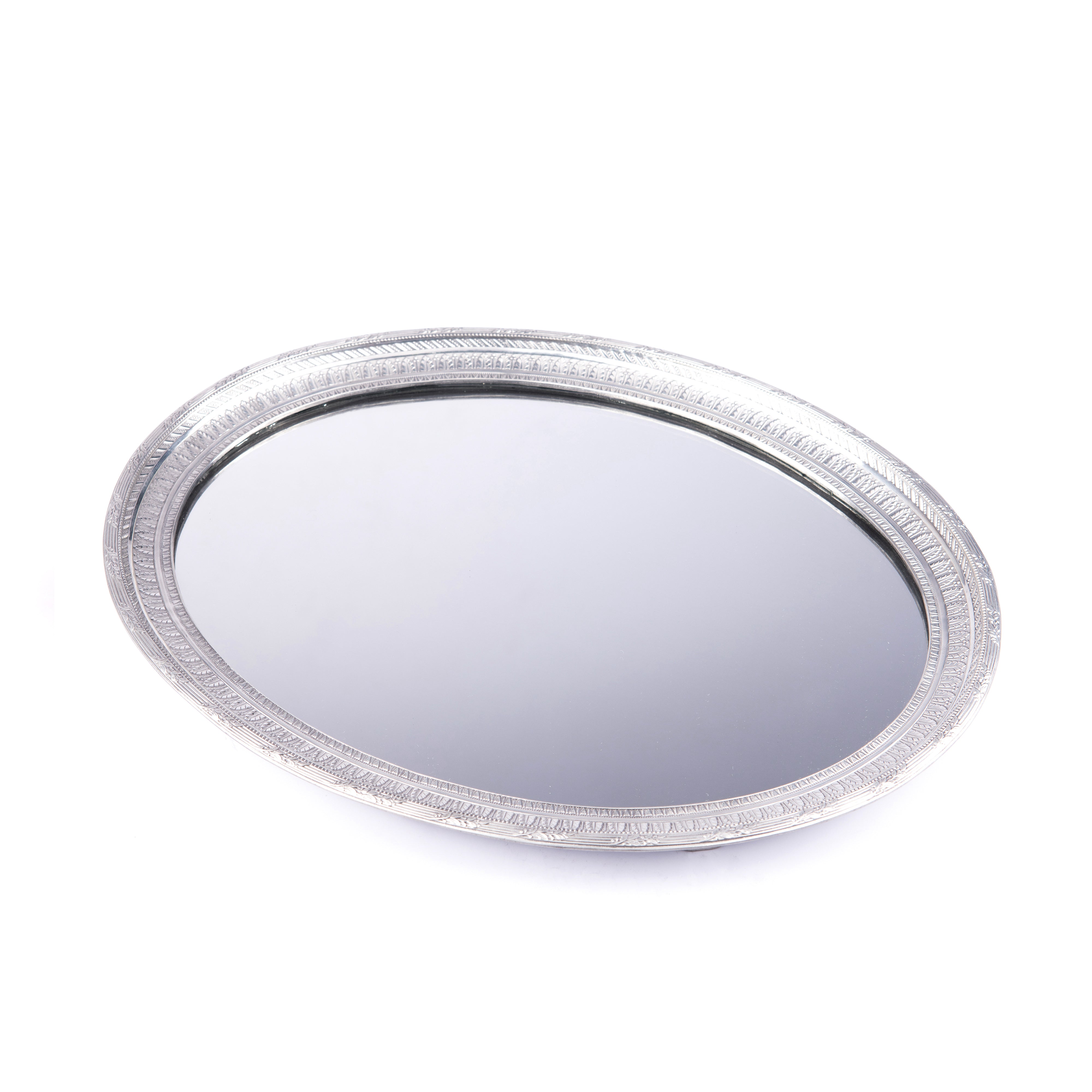 Elias Artmetal. Handmade Oval Decorative Tray