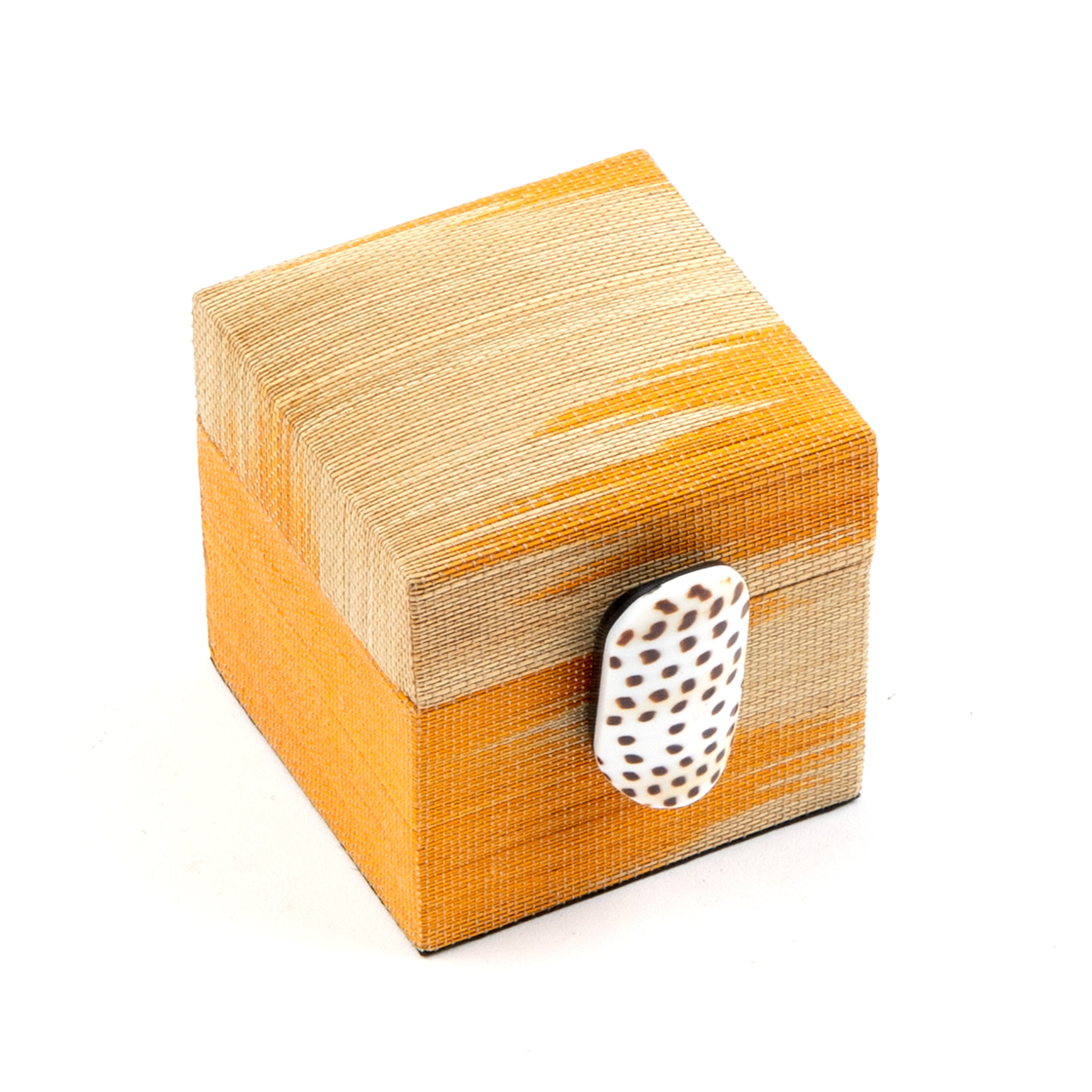 Asiaphile by Gail DeLoach. Orange Jewellery Box. Small Size