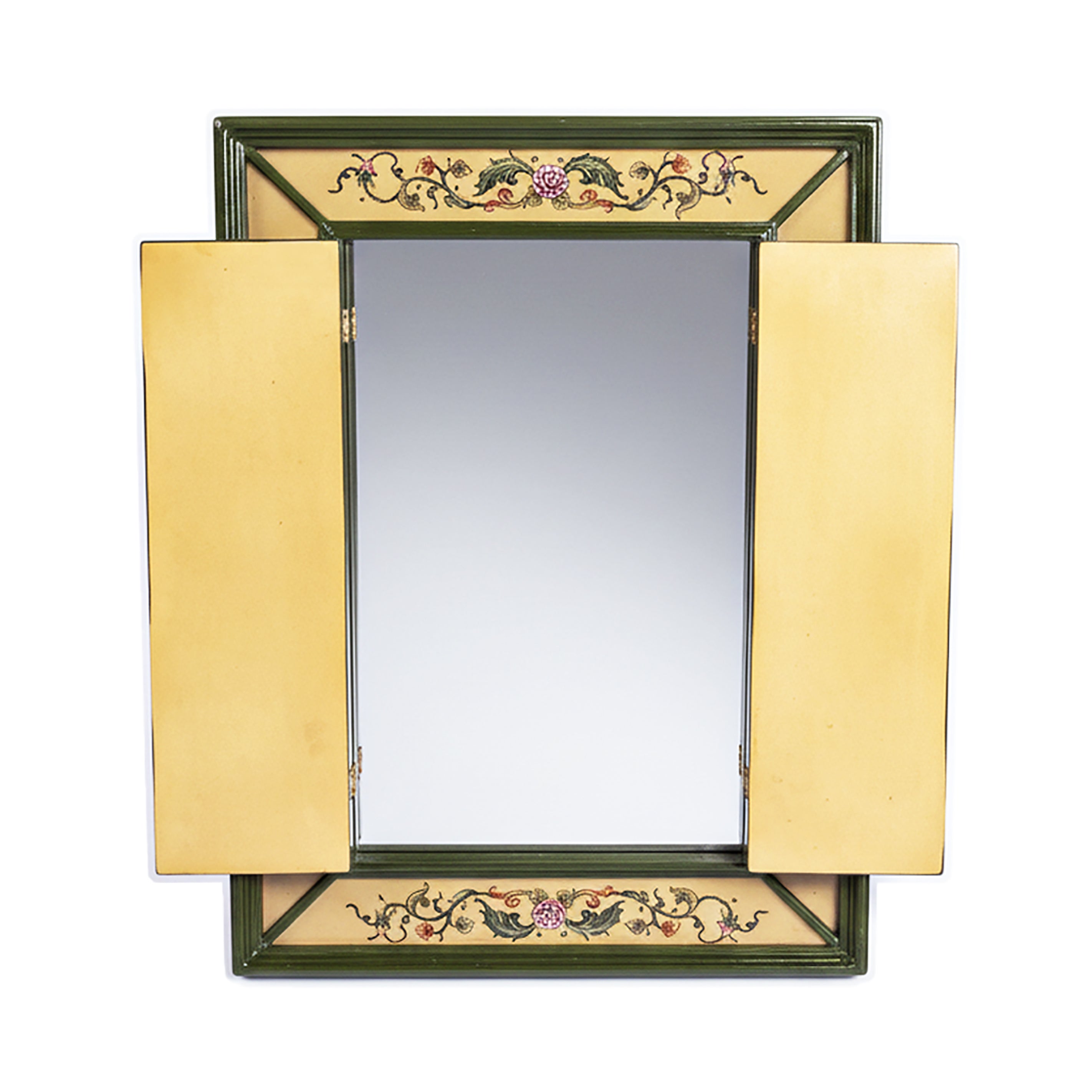 Robert M. Weiss Presents. Green Wall Mirror