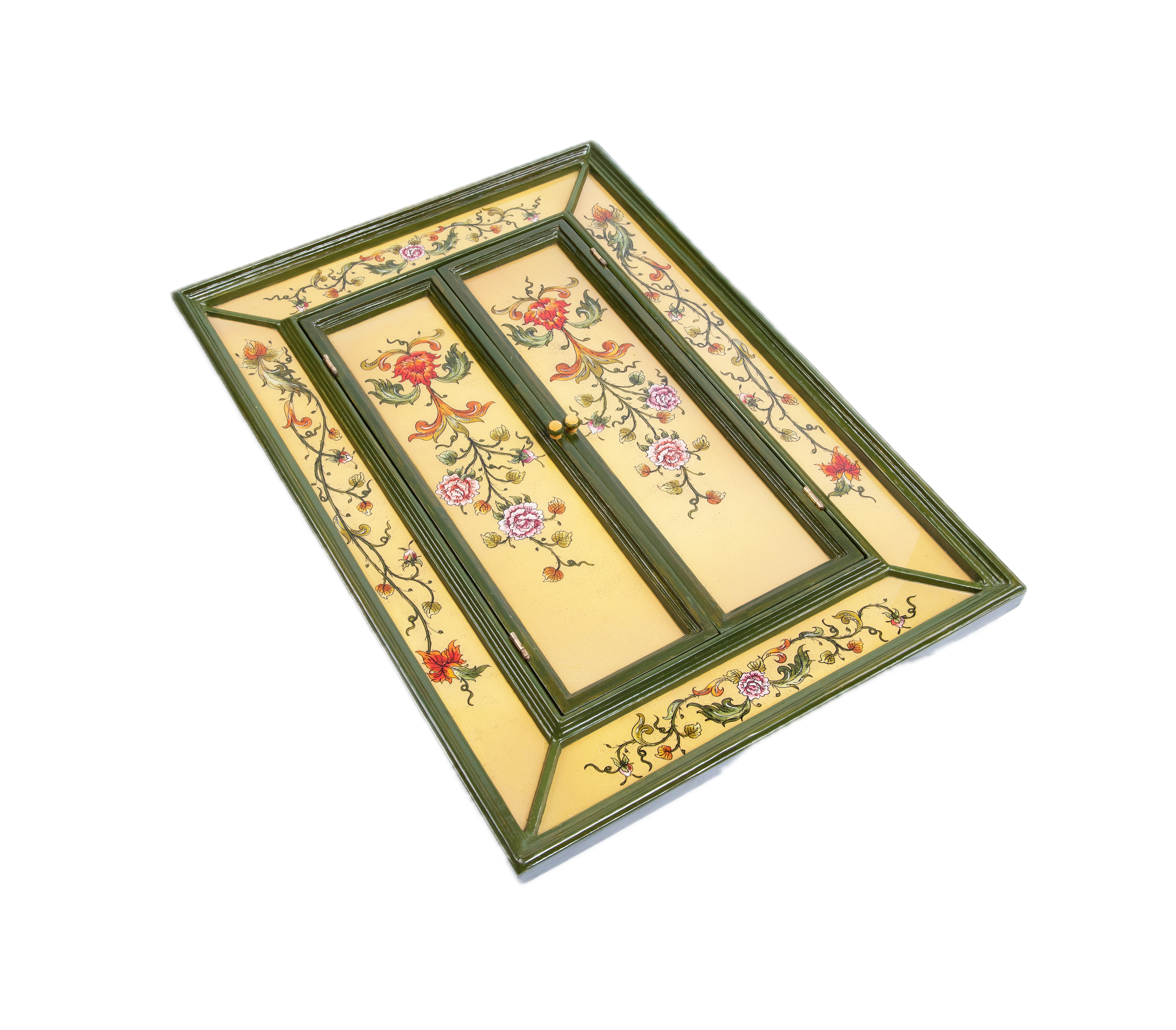 Robert M. Weiss Presents. Green Wall Mirror