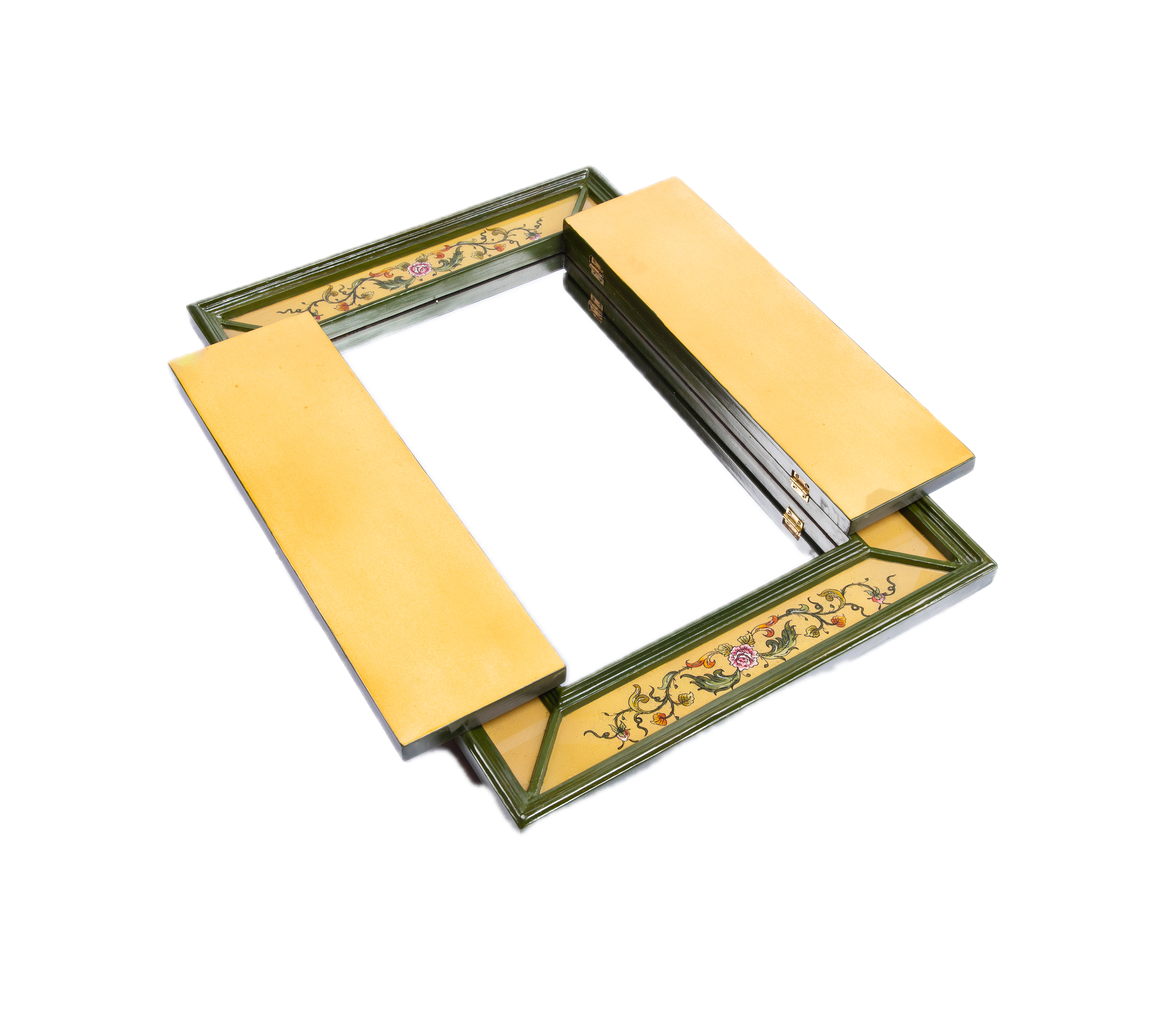 Robert M. Weiss Presents. Green Wall Mirror