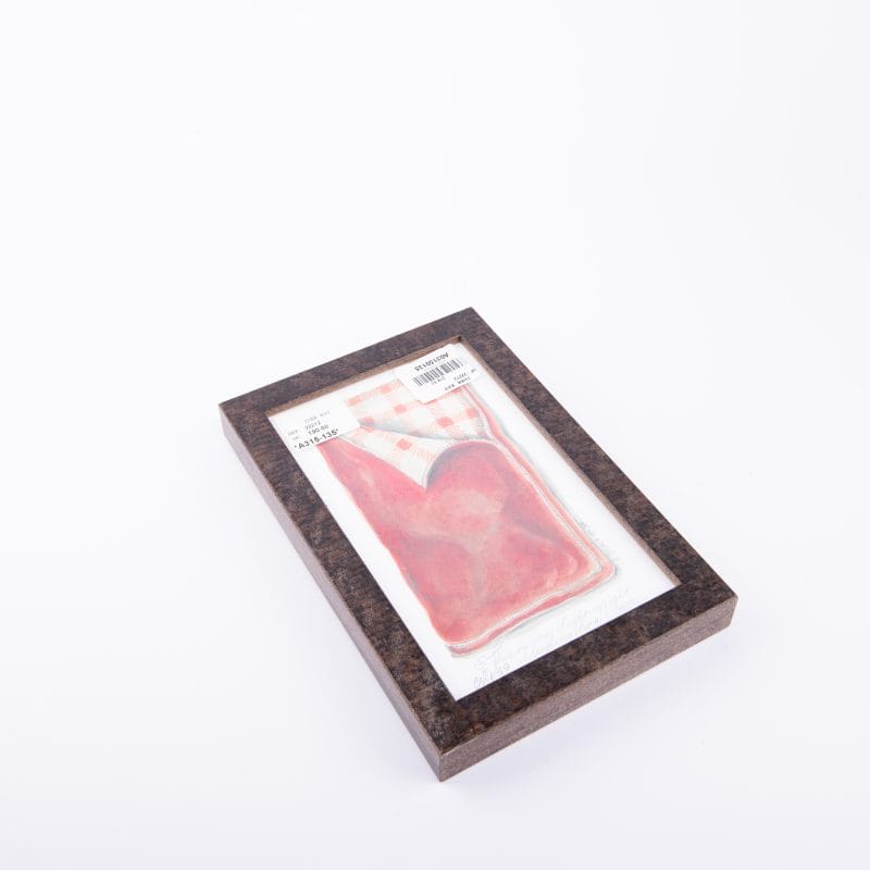 Spicher And Co. Red Sleeping Bag Wall Art Signed by The Artist