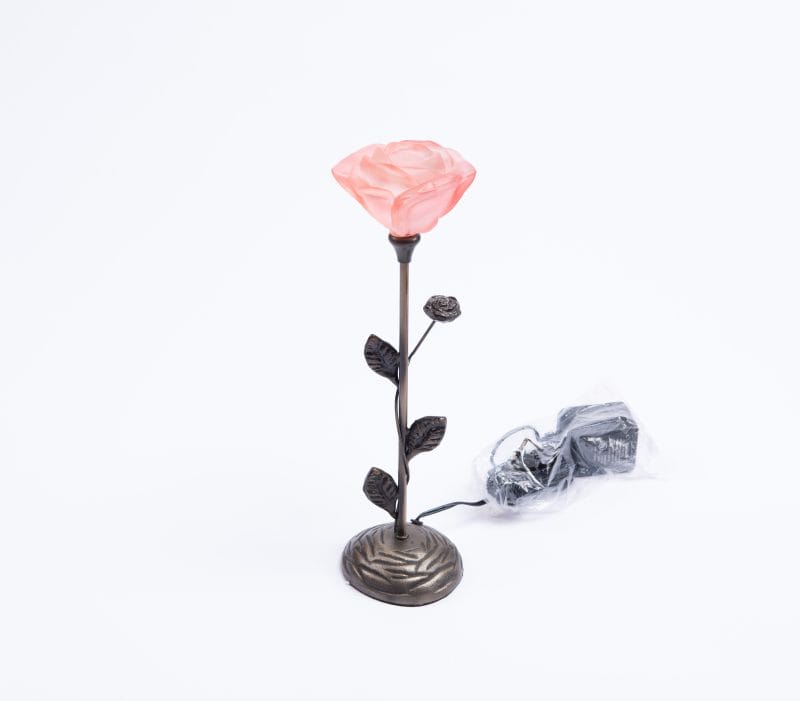 Standard Speciality. Pink Rose Table Lamp. Medium Size