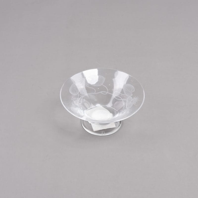 Artel. Crystal Dessert Bowl in Floral Pattern