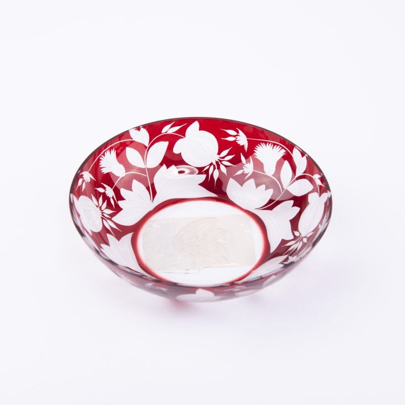 Artel. Red Crystal Decorative Plate