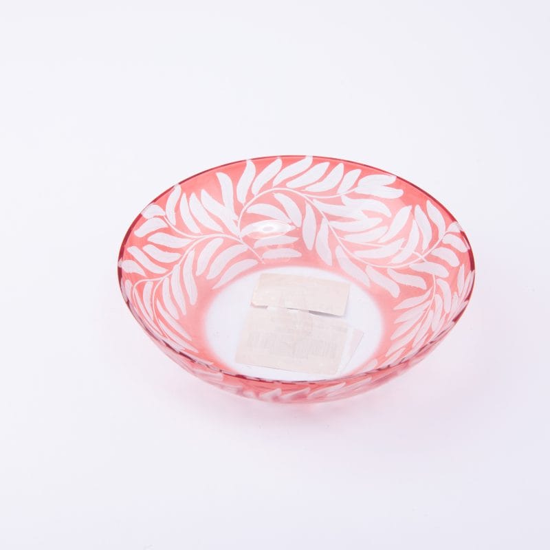 Artel. Pink Crystal Decorative Plate. Small Size