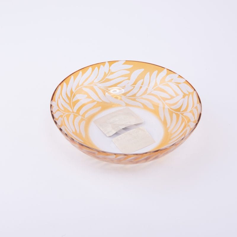 Artel. Crystal Decorative Plate. Small Size