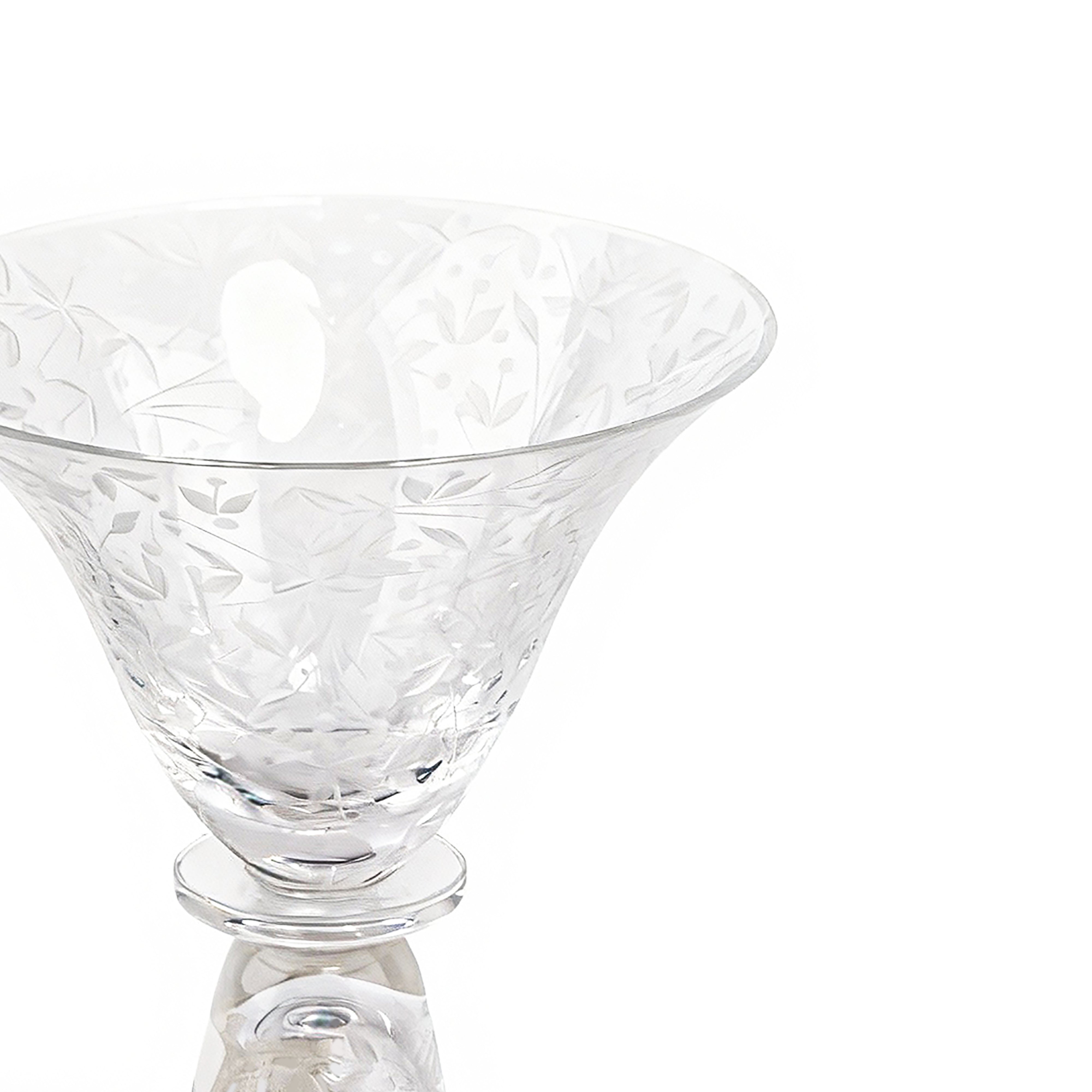 Artel. Crystal Stemmed Dessert Bowl