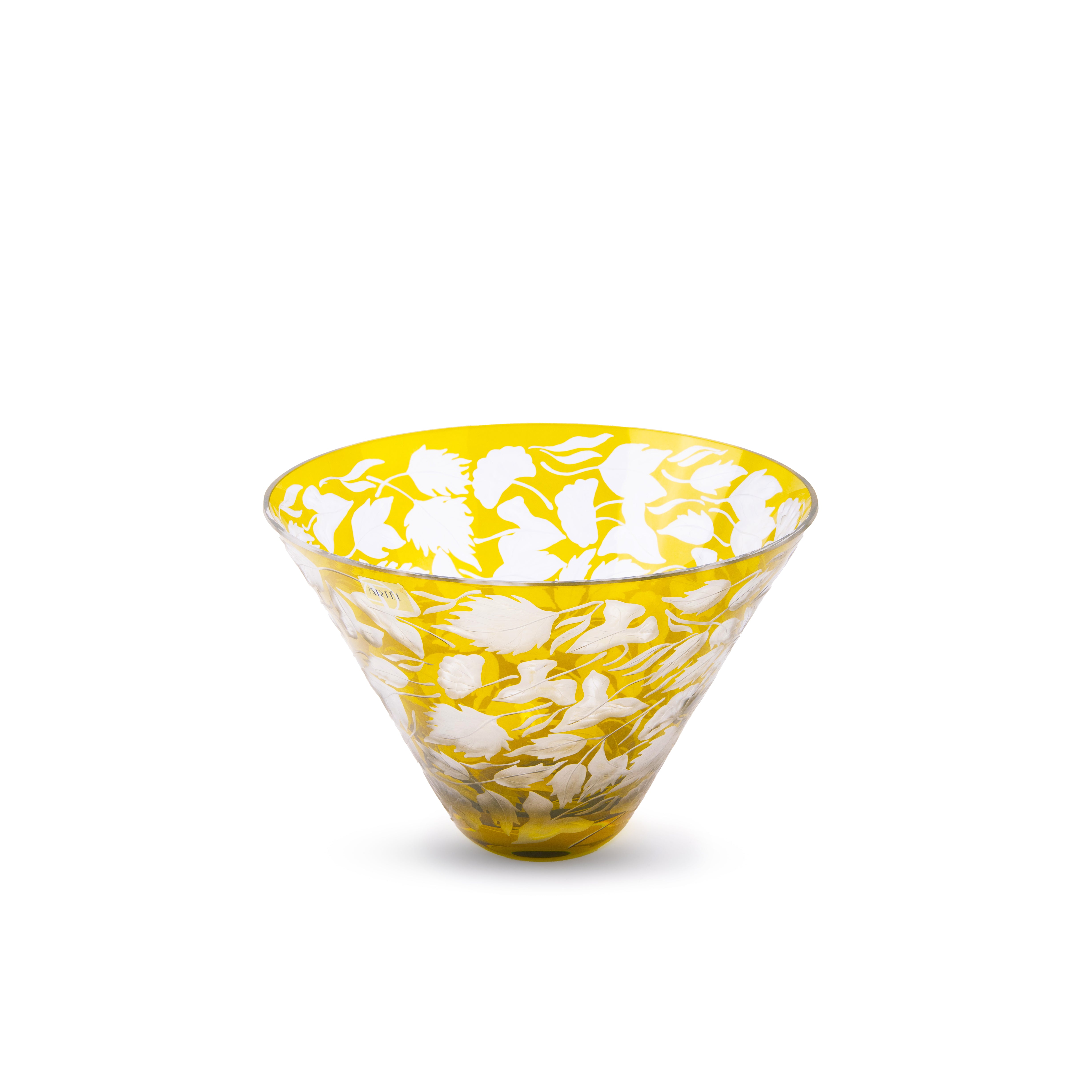 Artel. Green Crystal Bowl.