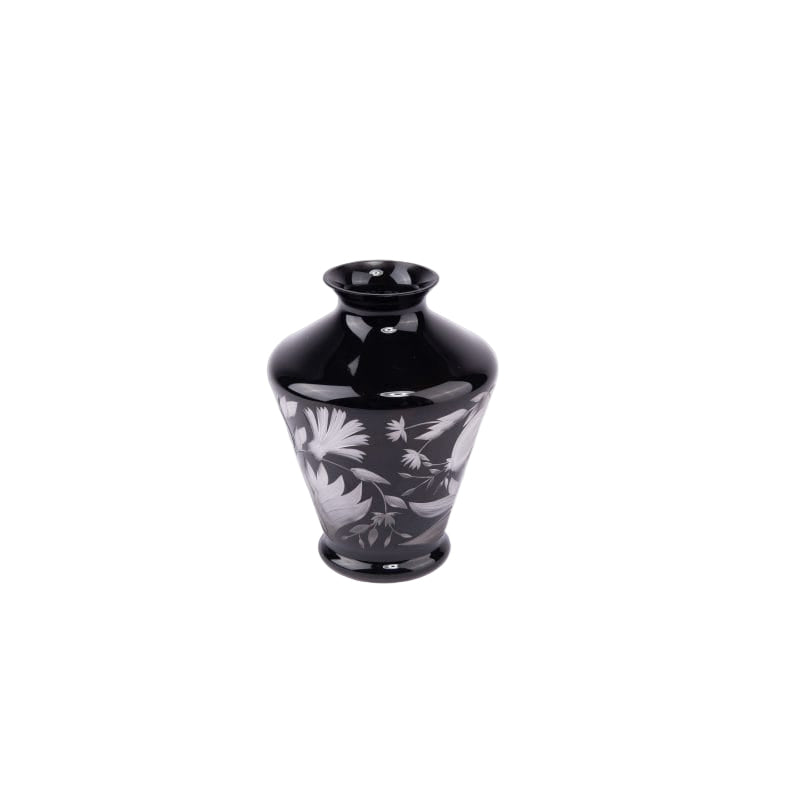 Artel. Black Crystal Vase.