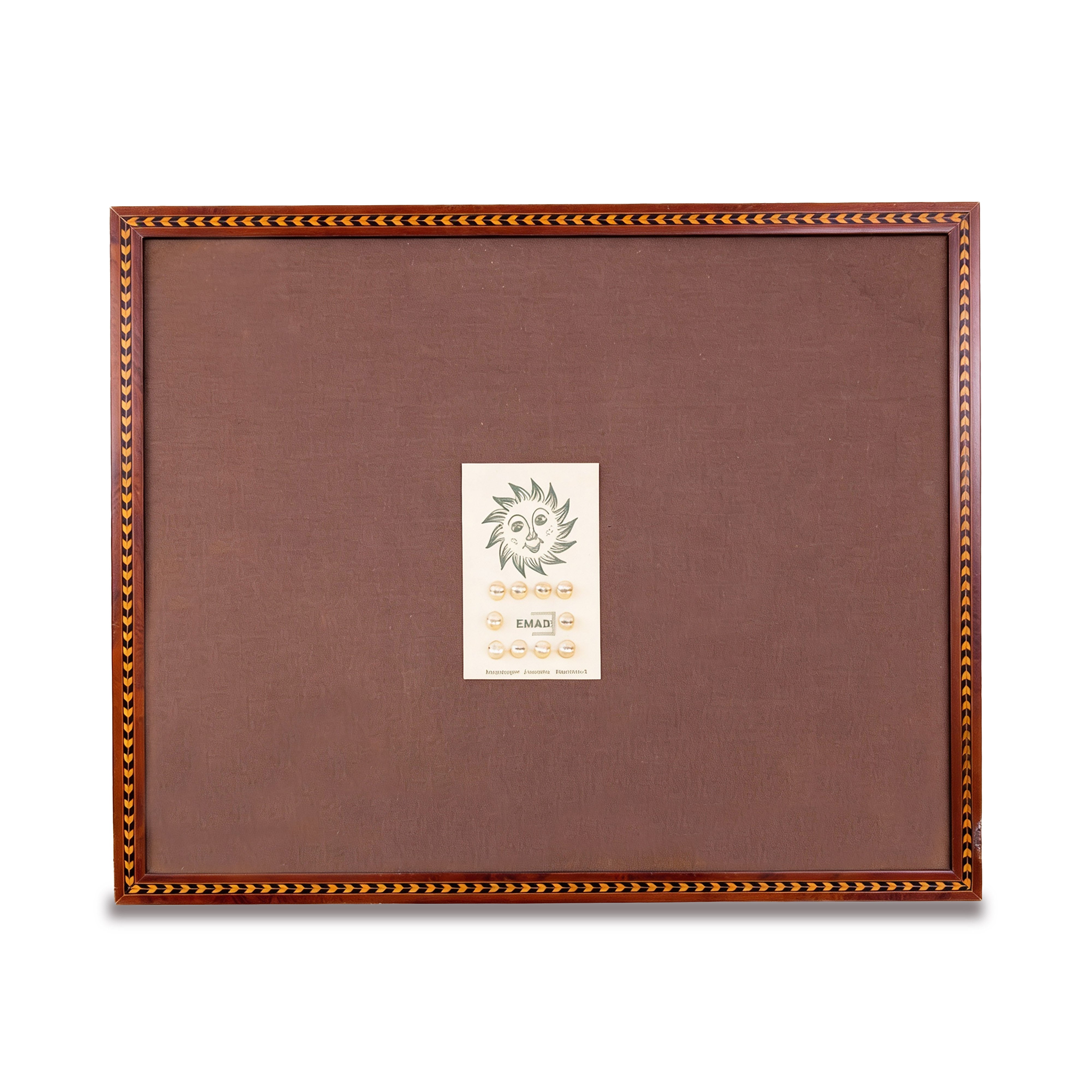 Emdé. Brown Magnetic Frame. Medium Size