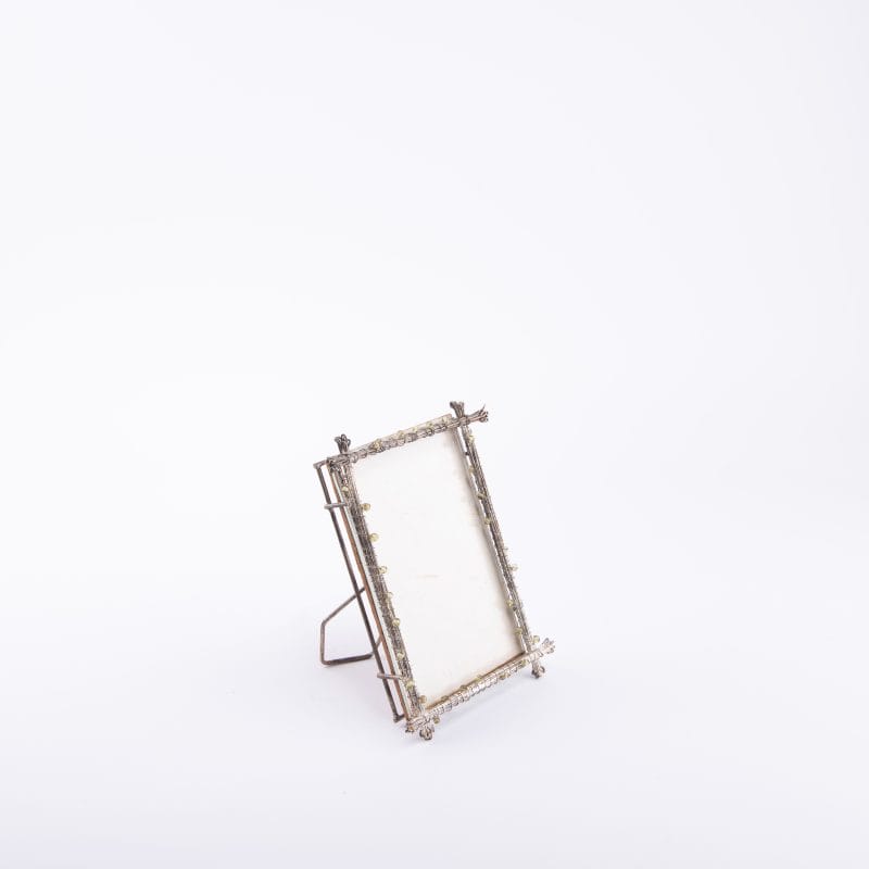 Emdé. Silver Stainless Steel Picture Frame. Medium Size