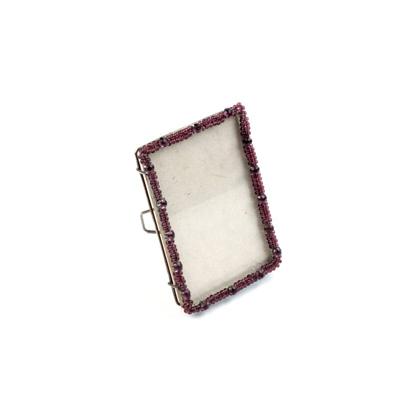 Emdé. Purple Crystals Picture Frame. Small Size
