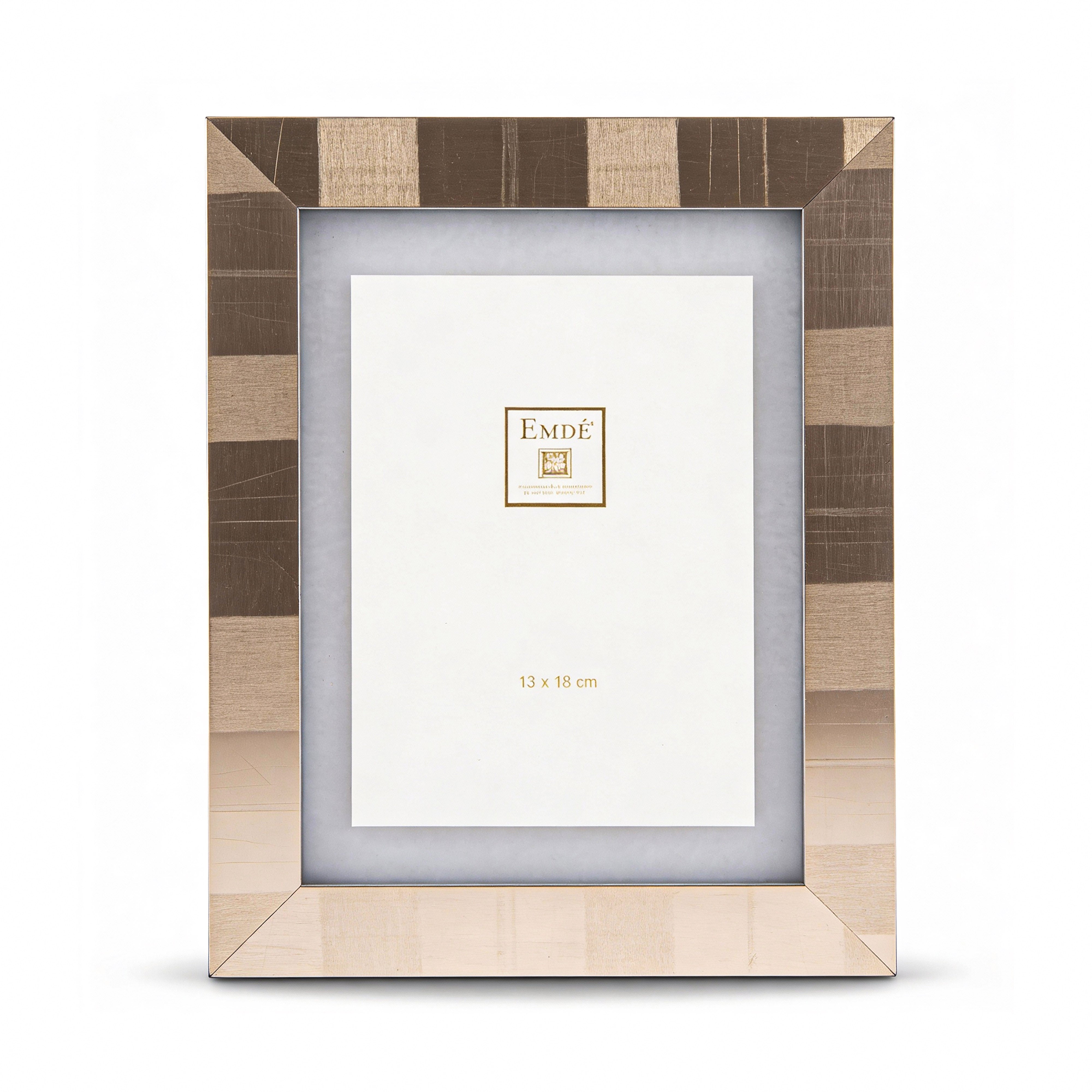 Emdé. Silver Wooden Picture Frame. Large Size