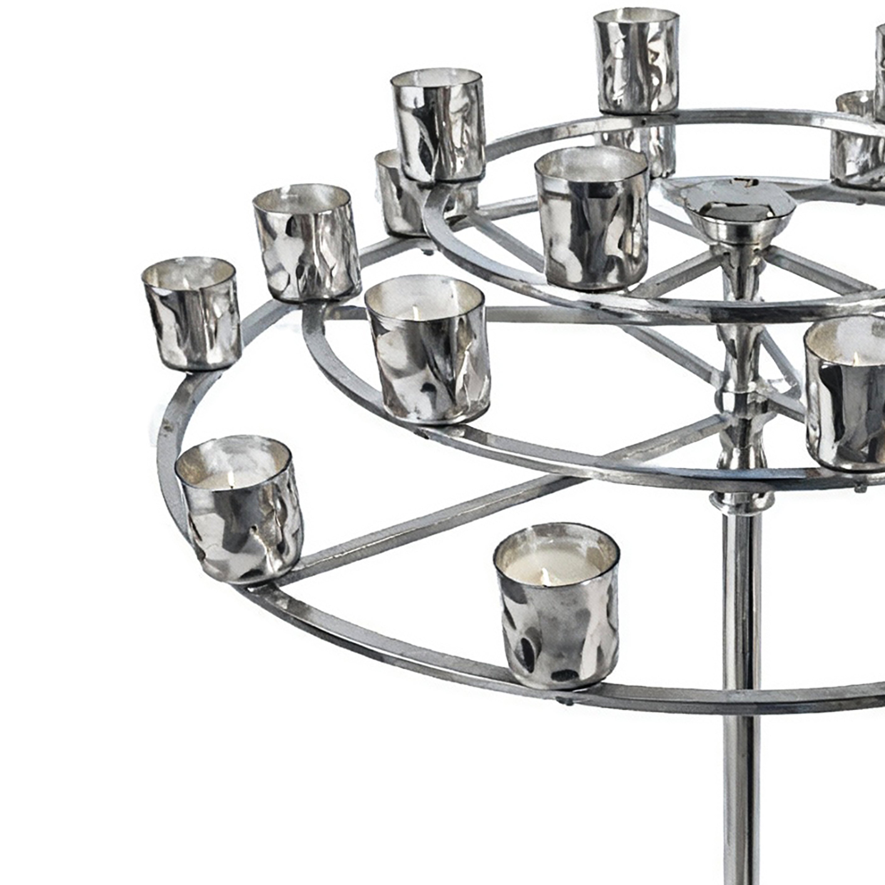 VGnewtrend. Candle Holder Stand with Three Layers. Large Size