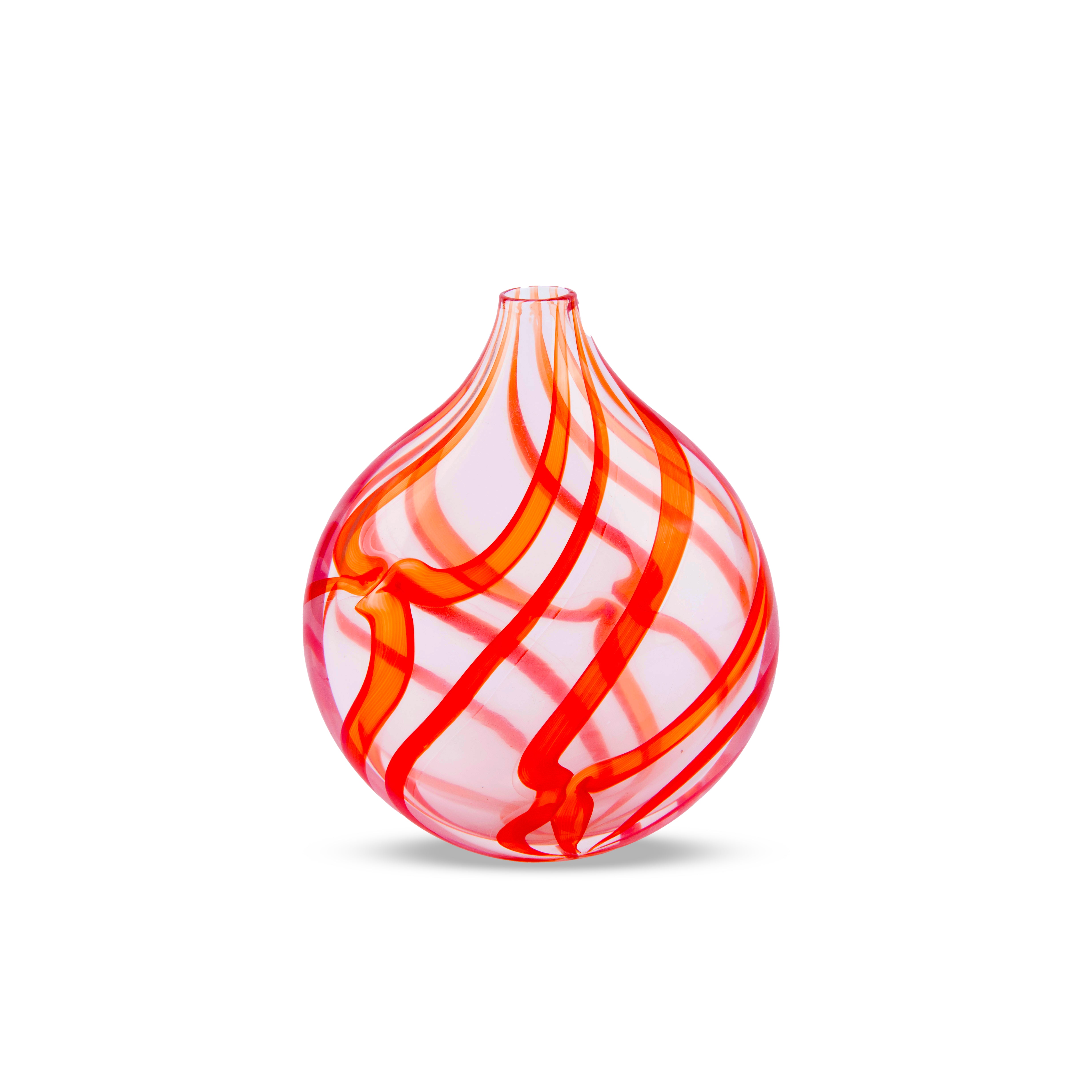 Seguso Gianni. Oiritaly Glass Vase. Large Size