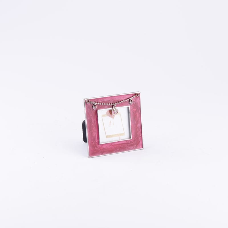 Addison Ross. Pink Picture Frame with Pendant. Small Size