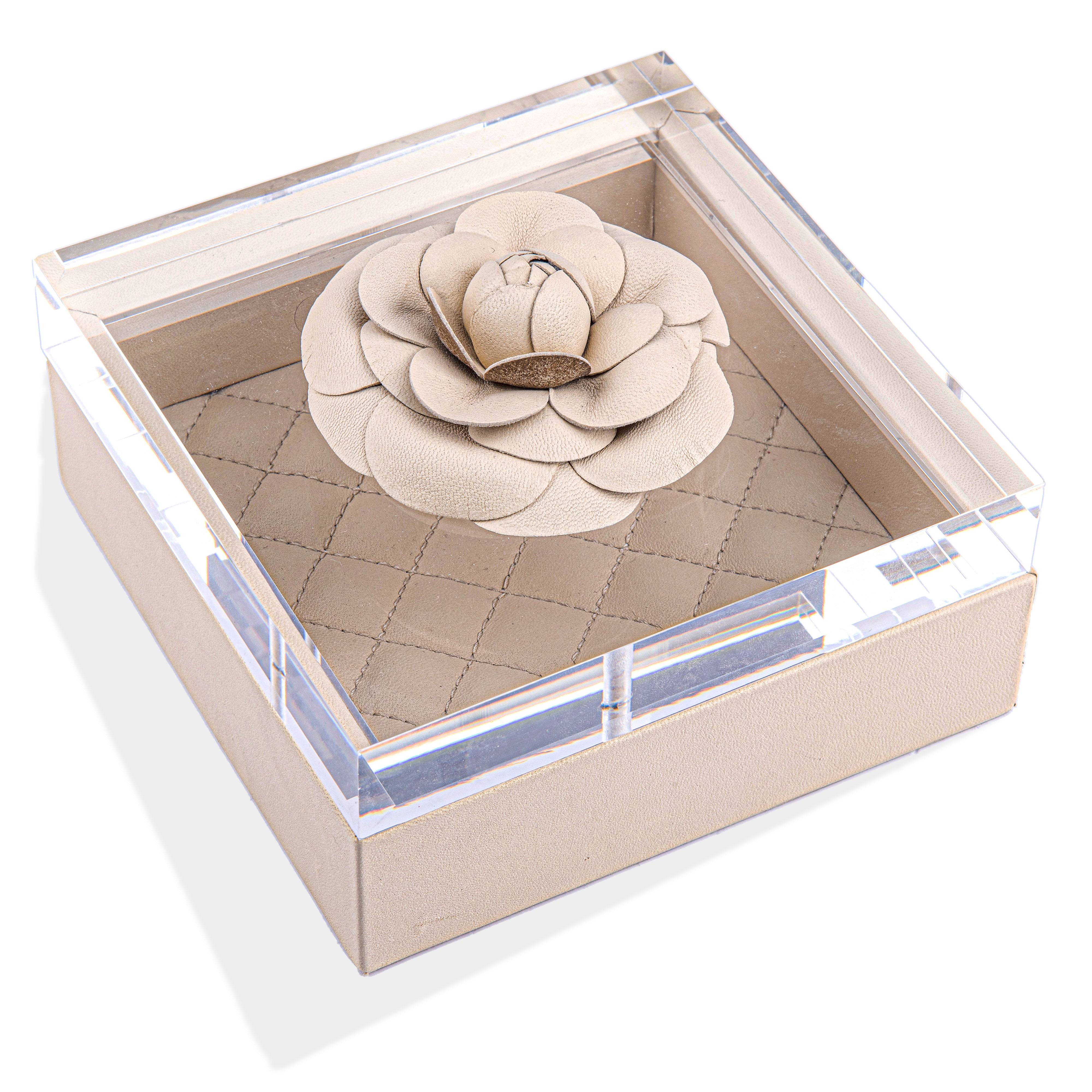 Riviere. leather Quilted Box