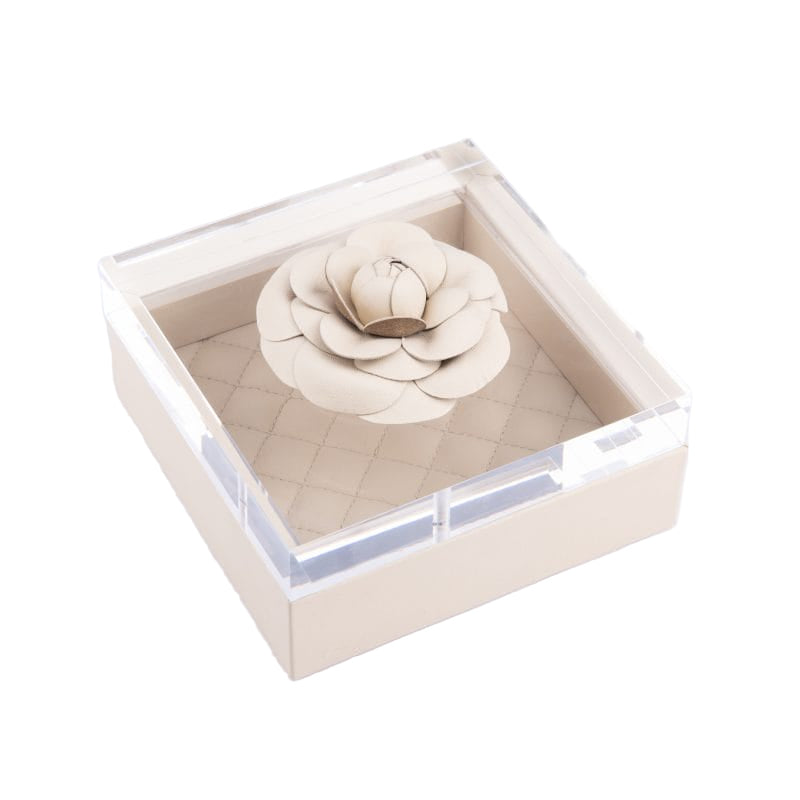 Riviere.  leather Quilted Box