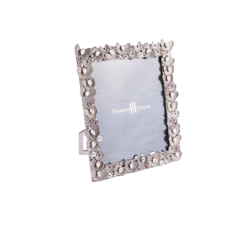 Thorson Hosier. Beverly Butterfly Photo Frame Studded with Crystals and Studs. Available in Two Colours