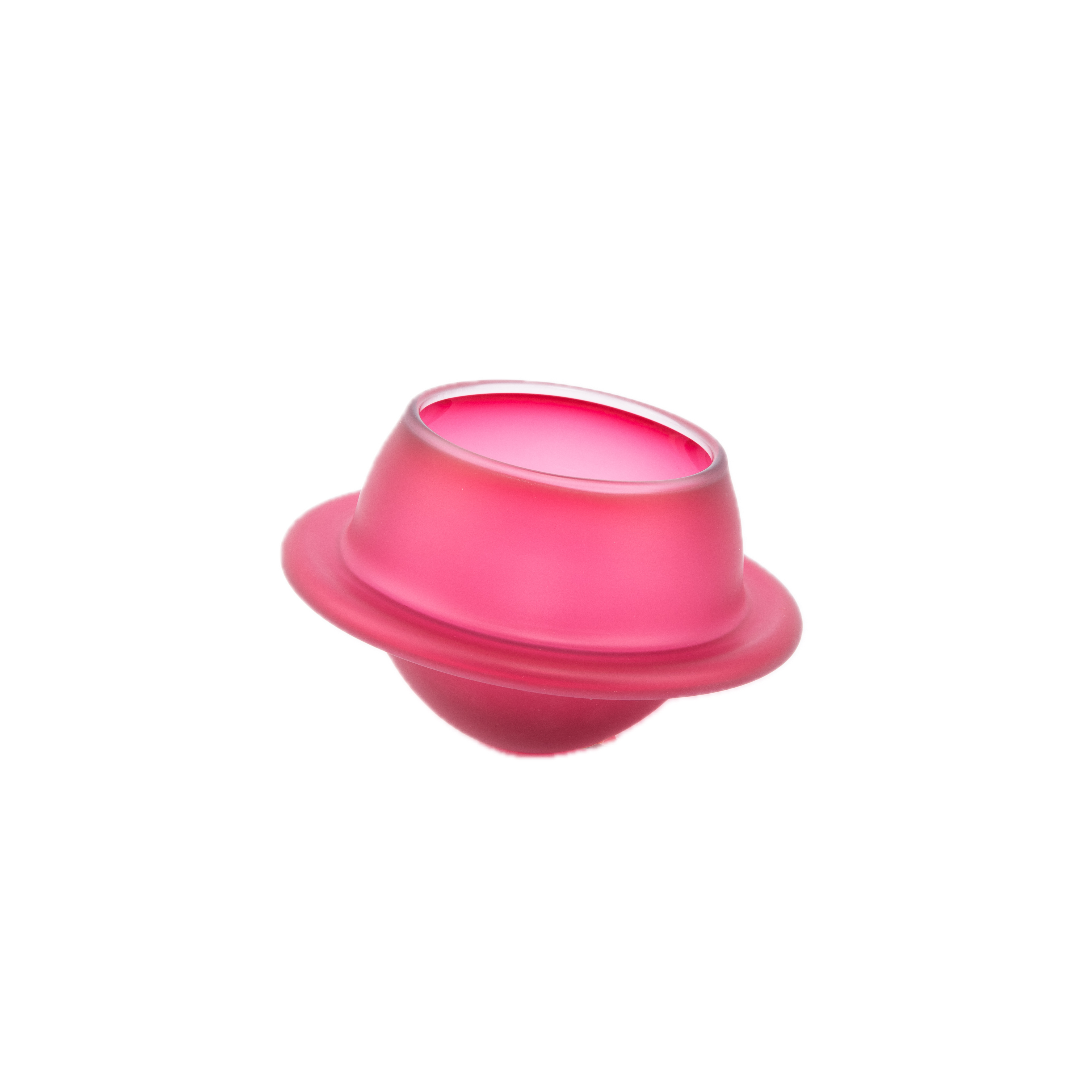 Moonlight & Roses. Glass Vase.