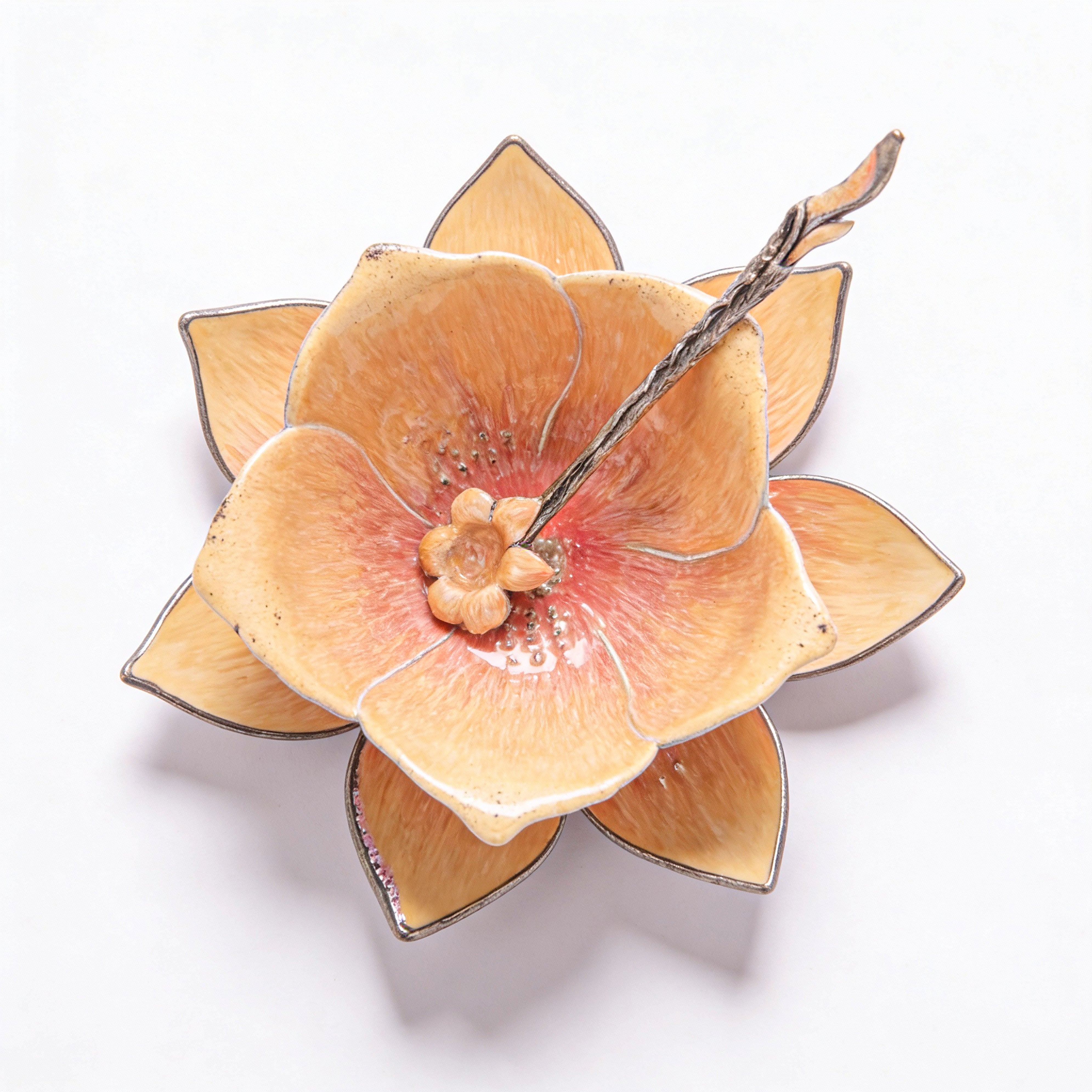 Quest Gifts & Designs. Decorative Honey Set with Spoon in a Flower Shape