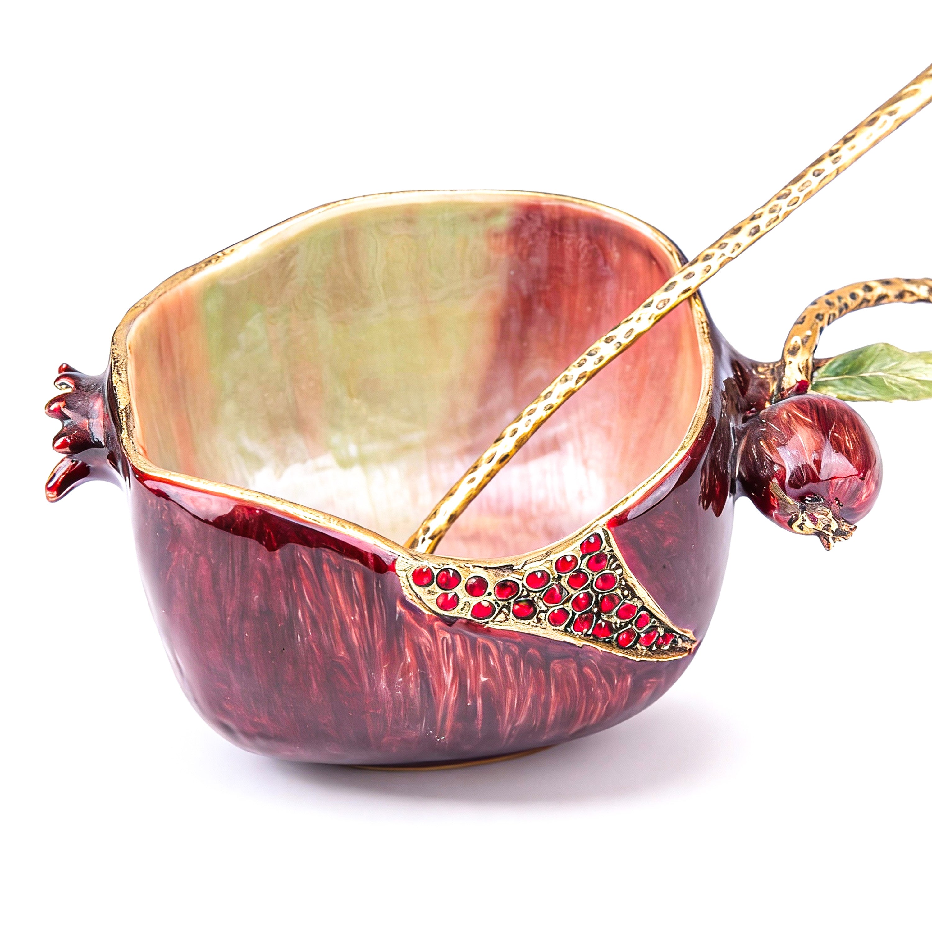 Quest Gifts & Design. Honey Set in a Pomegranate Shape