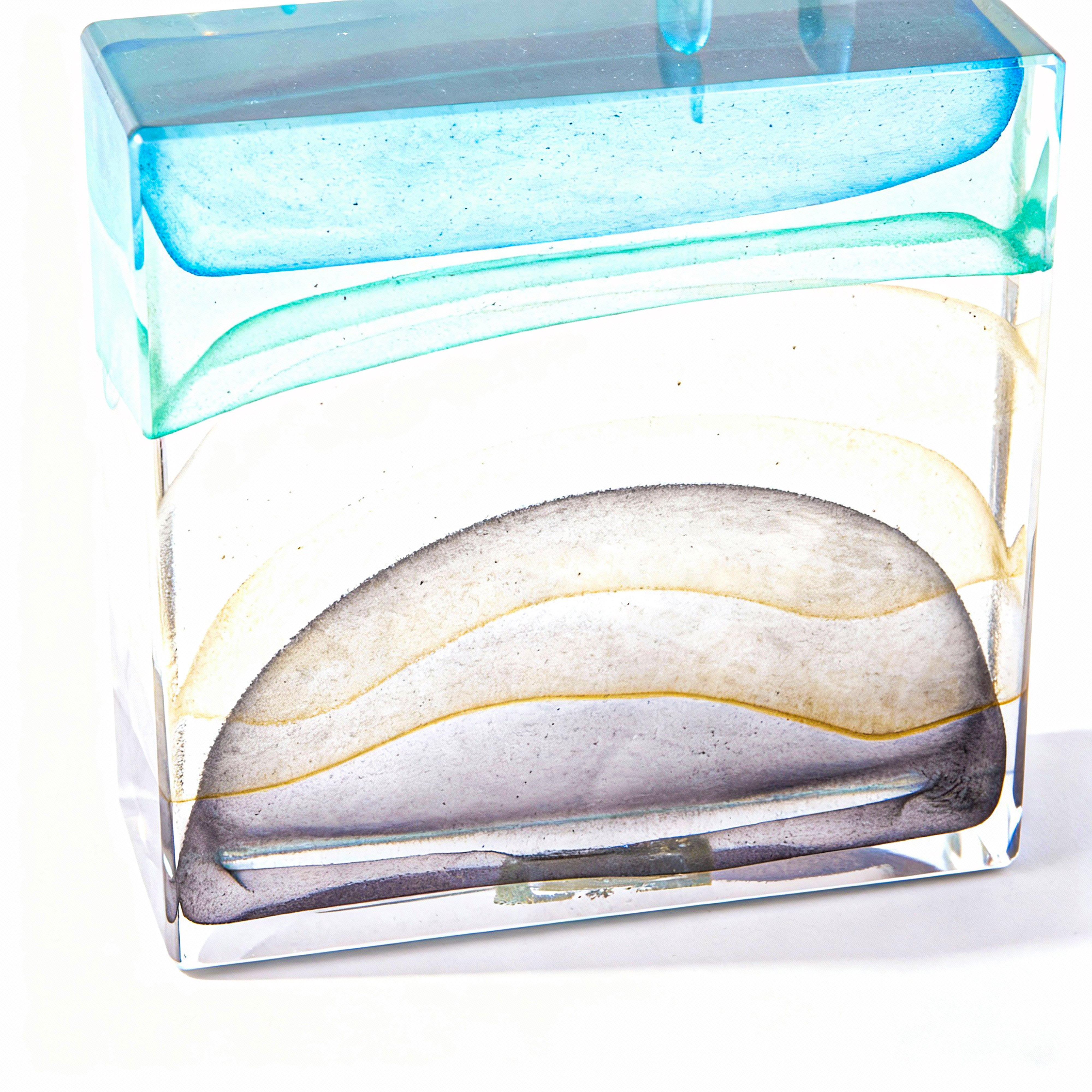 Global Views. Handmade Crown Block-Storm. Small Size