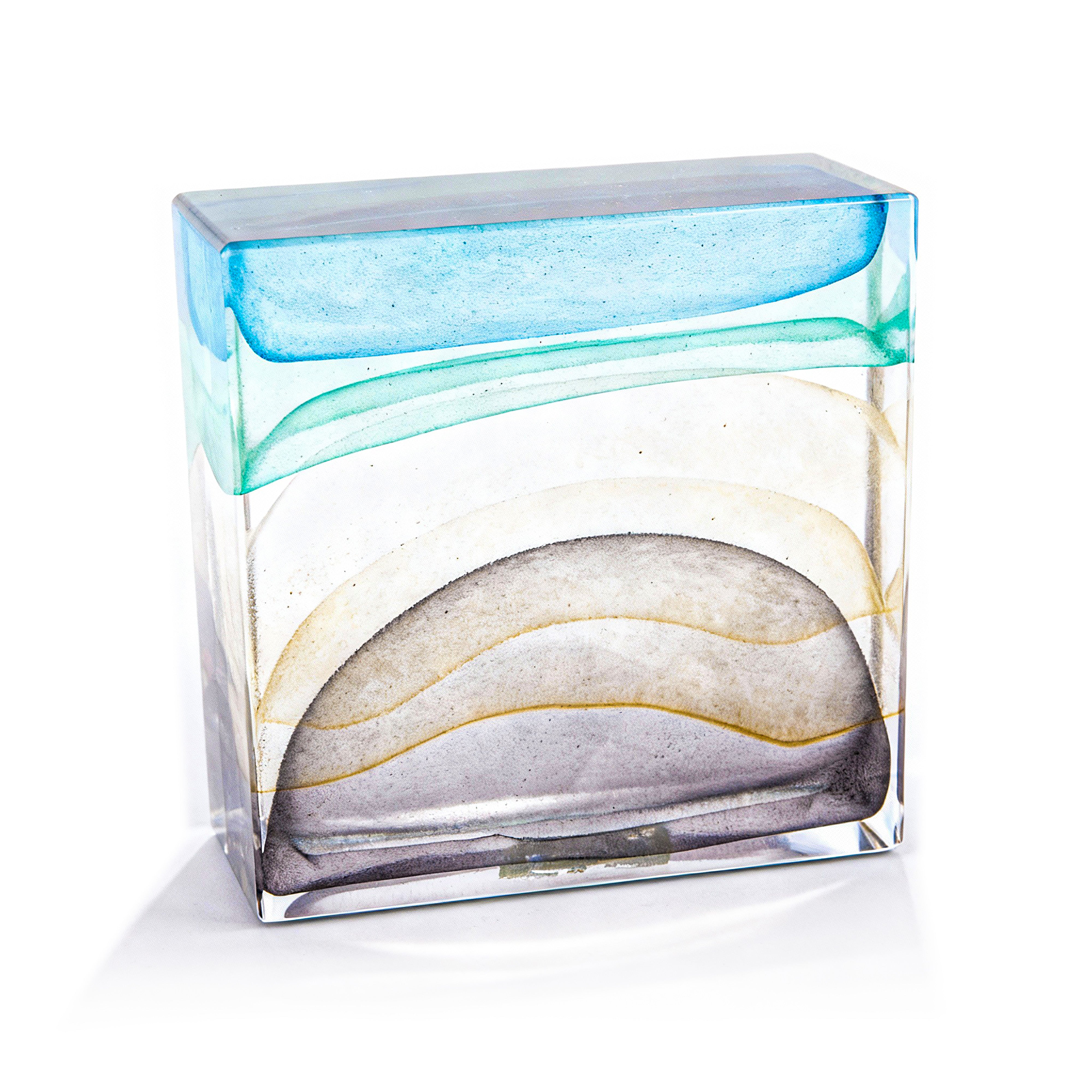 Global Views. Handmade Crown Block-Storm. Small Size