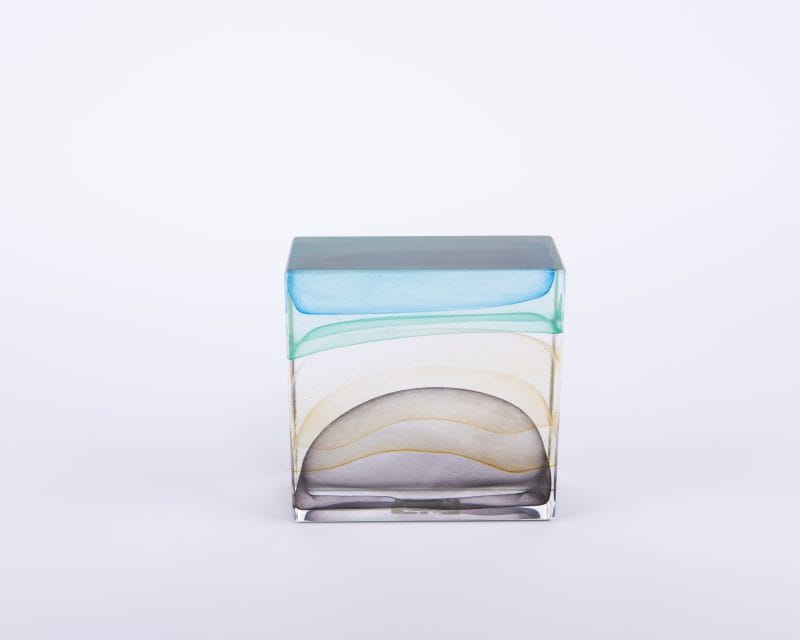 Global Views. Handmade Crown Block-Storm. Small Size