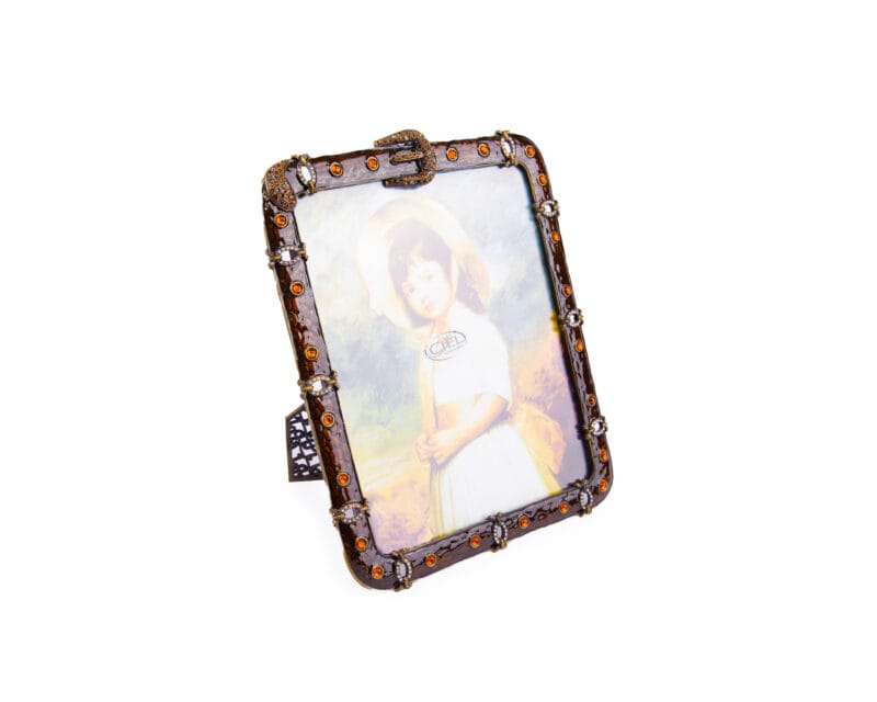 Jay Jayson's. Belt & Buckle Picture Frame. Medium Size