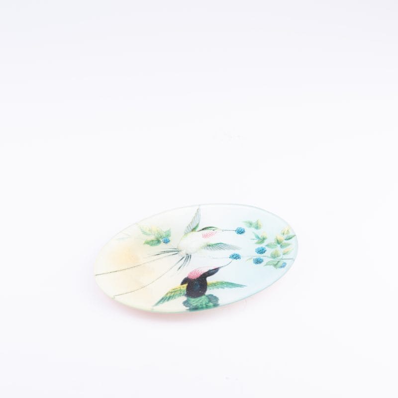 John Derian. Wall Decorative Plate Featuring Birds Illustration