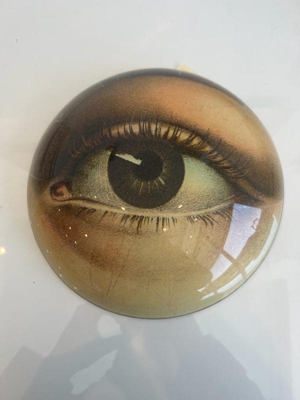 John Derian. Decorative Bowl Featuring Left Eye Illustration