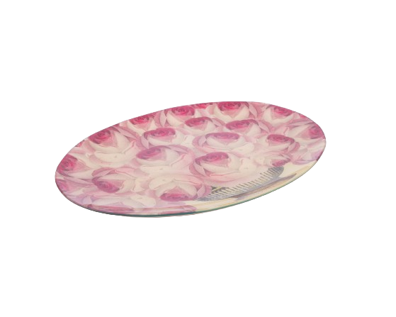 John Derian. Wall Decorative Plate with Roses