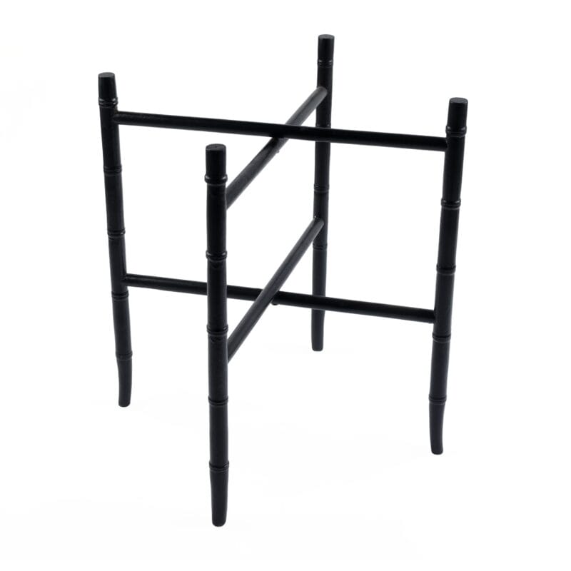 Notre Monde. Black Folding Tray Table with Long Legs. Large Size