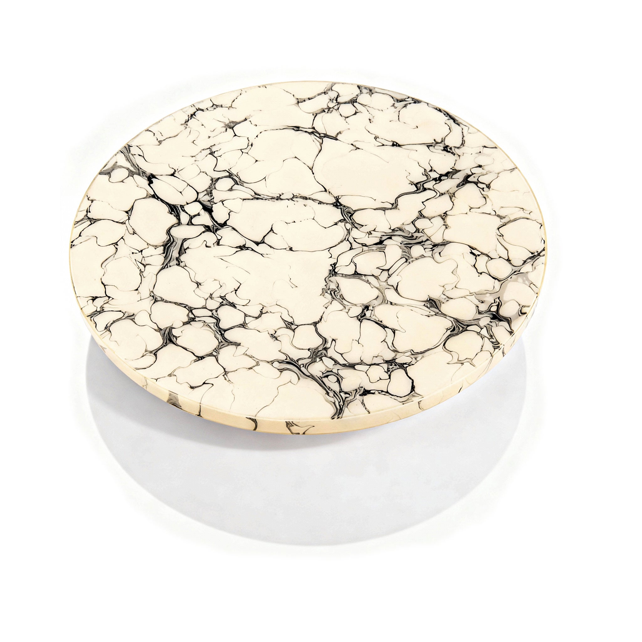 Pacific Connections. Cream Carrara Lazy Suzan