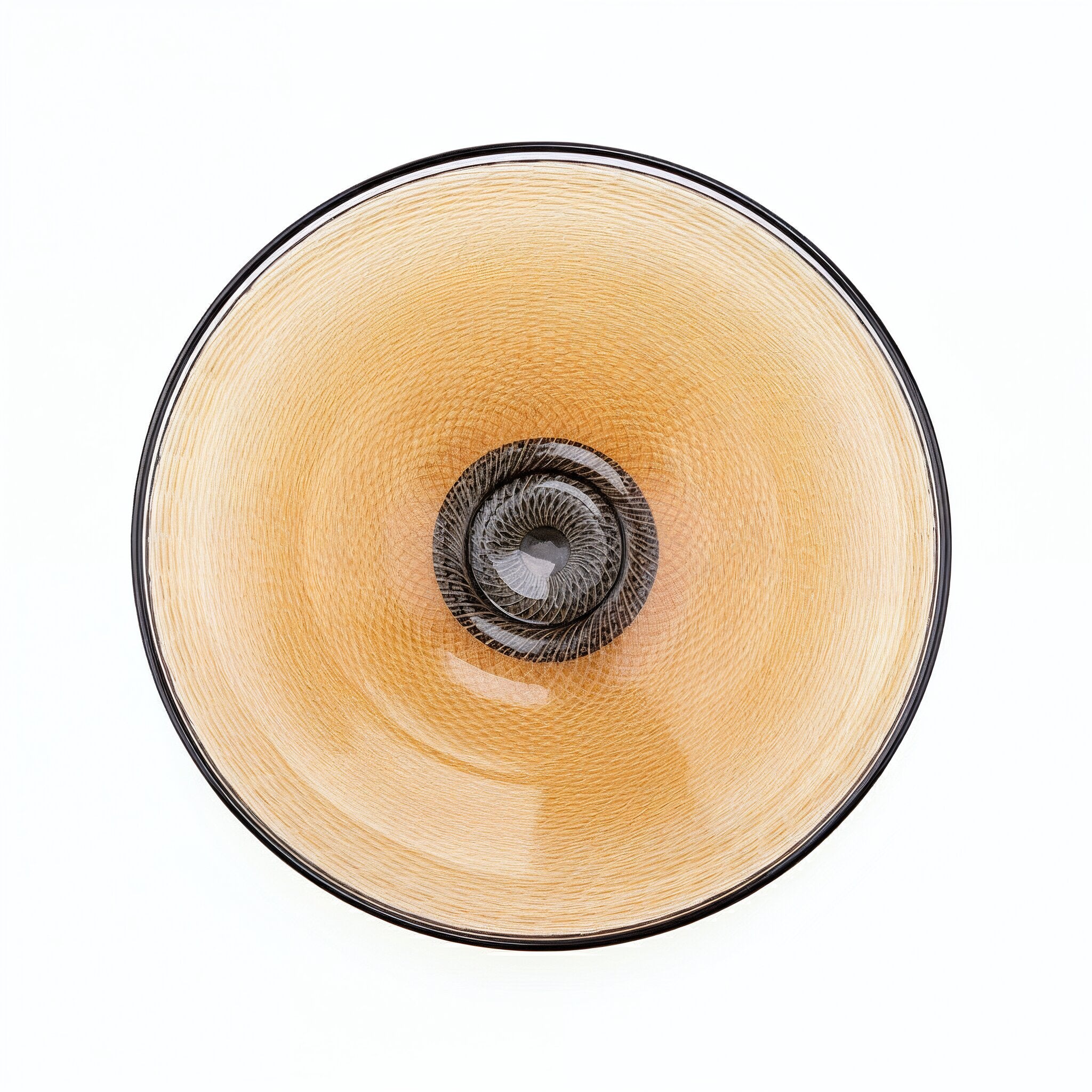 Kenny Pieper Glass. Reticello Crystal Decorative Plate. Large Size