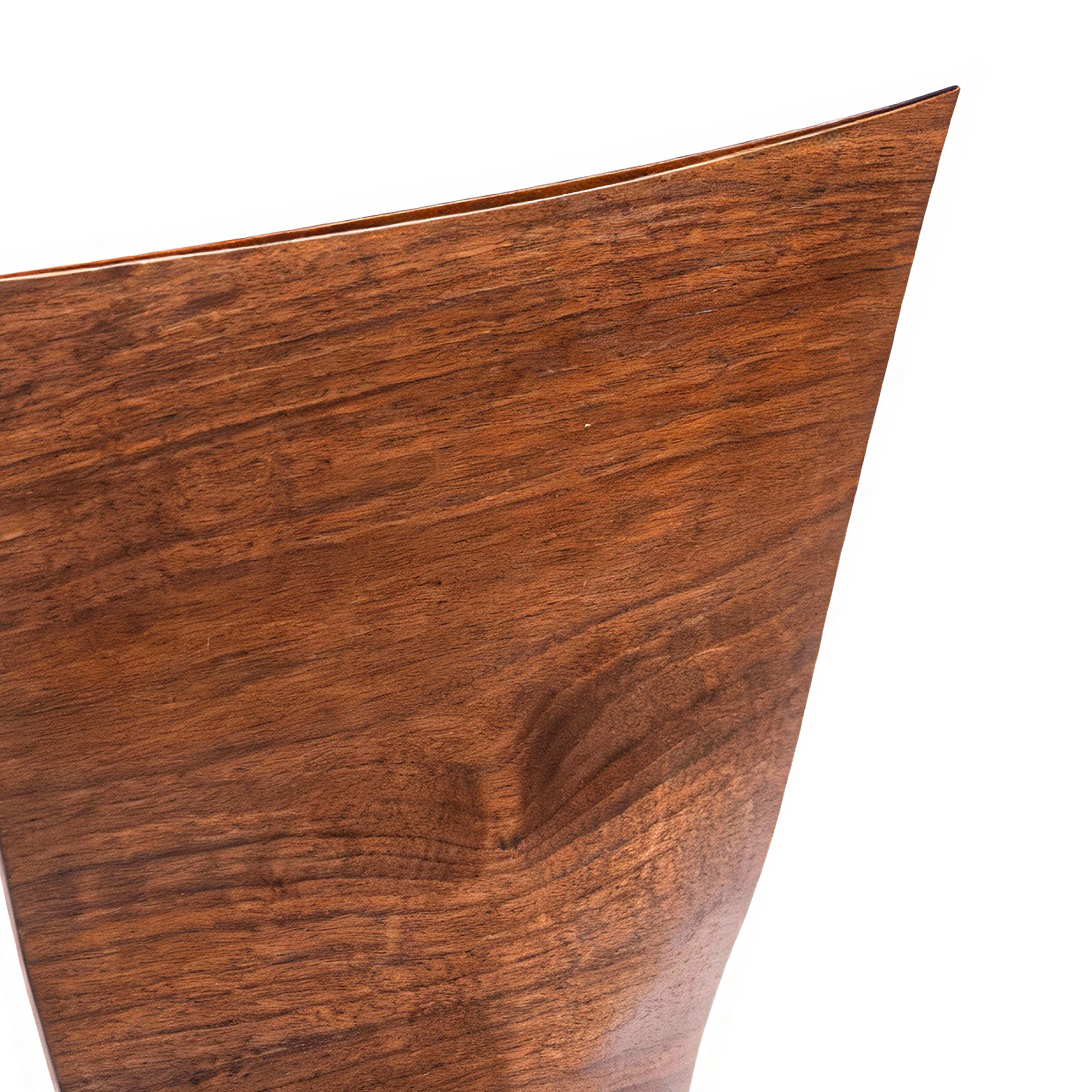 Schleeh Design. Asymmetrical Brown Wooden Sculpture