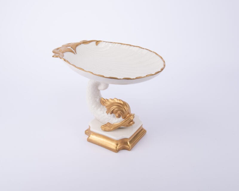 Villari. Rising Dolphin Candy Plate. Medium Size