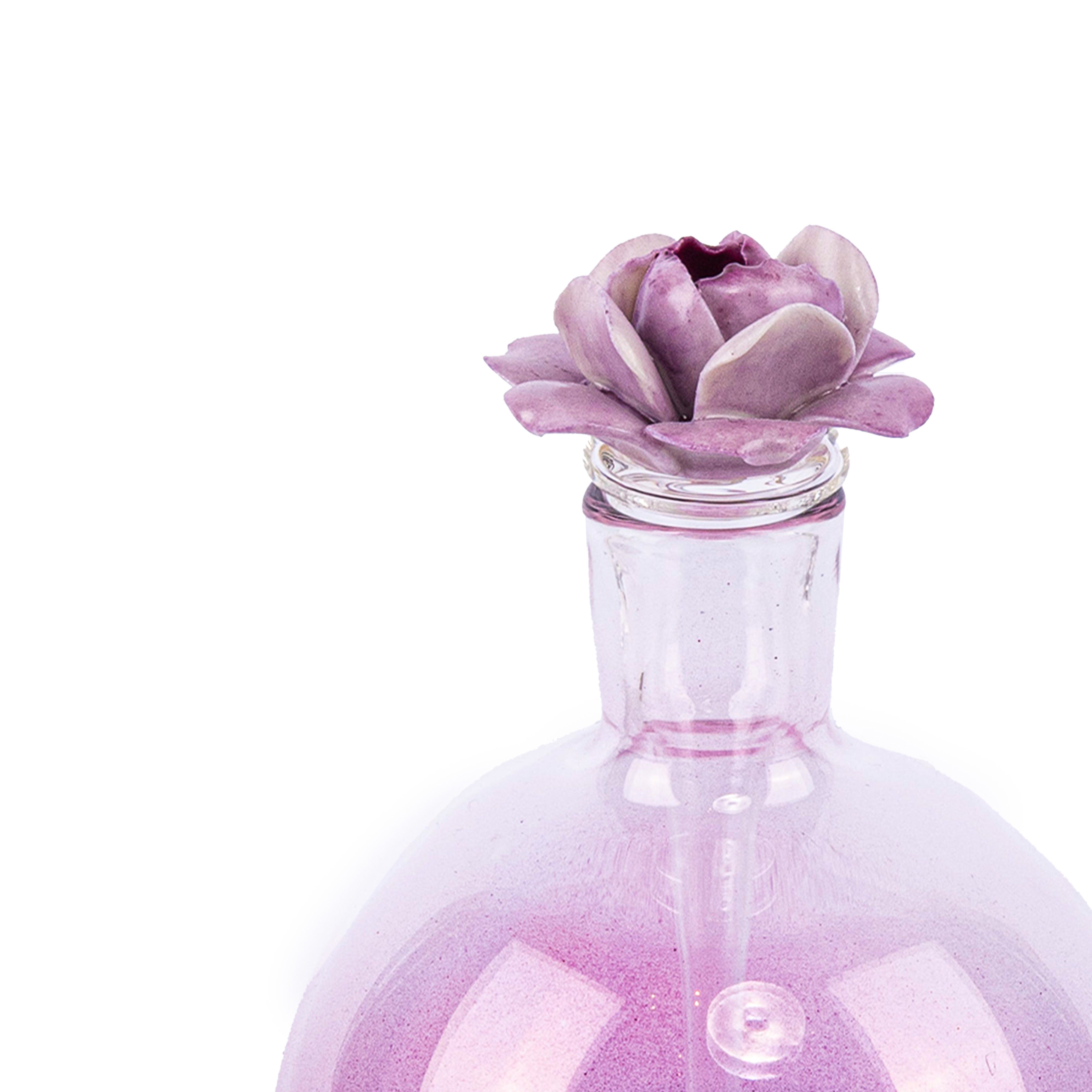 Villari. Purple Glass Perfume Bottle. 300 ML