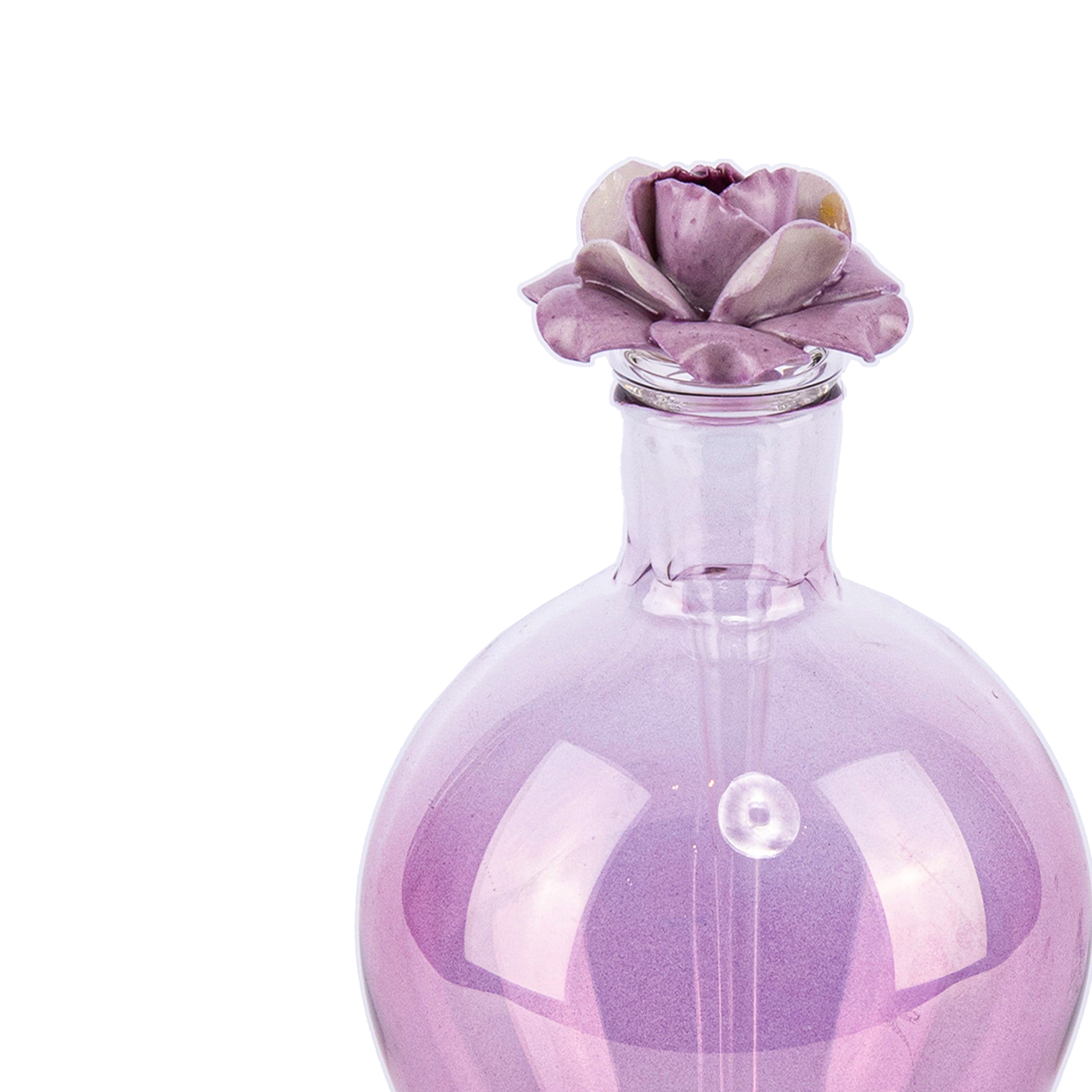 Villari. Purple Glass Perfume Bottle. 350 ML