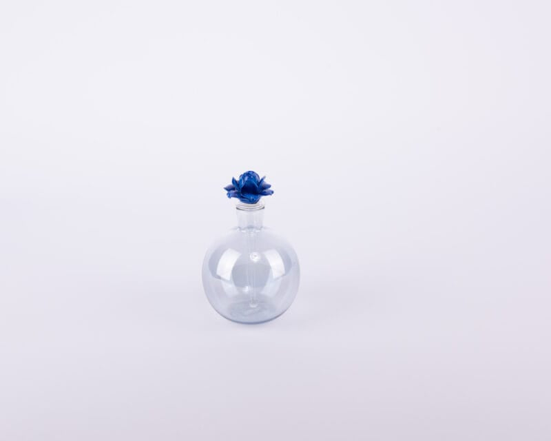 Villari. Blue Glass Perfume Bottle. 300 ML