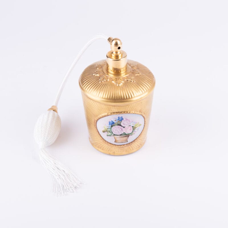 Villari. Caravaggio Hand Painted Porcelain Perfume Spray bottle. Small Size