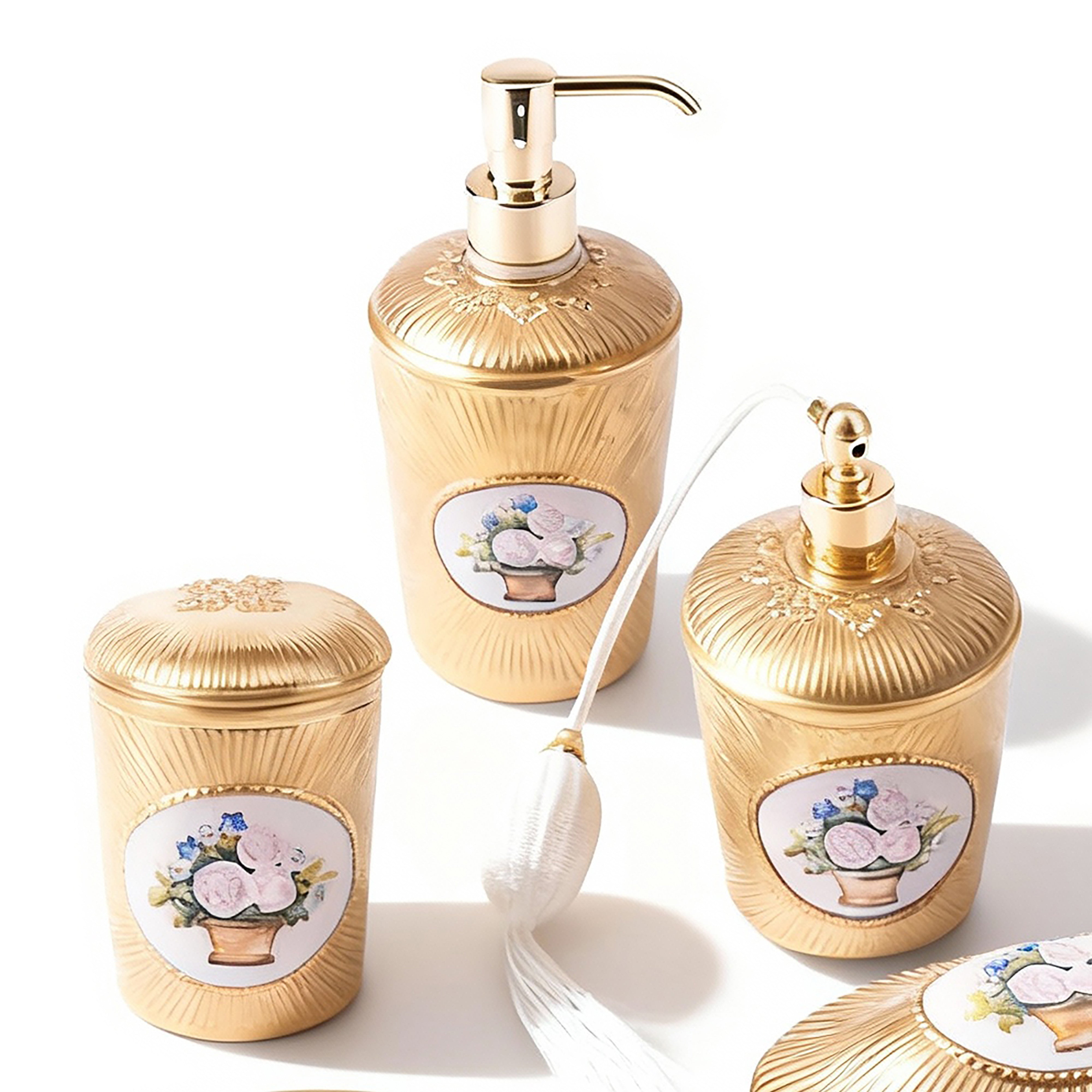 Villari.Caravaggio Hand Painted Porcelain Set.