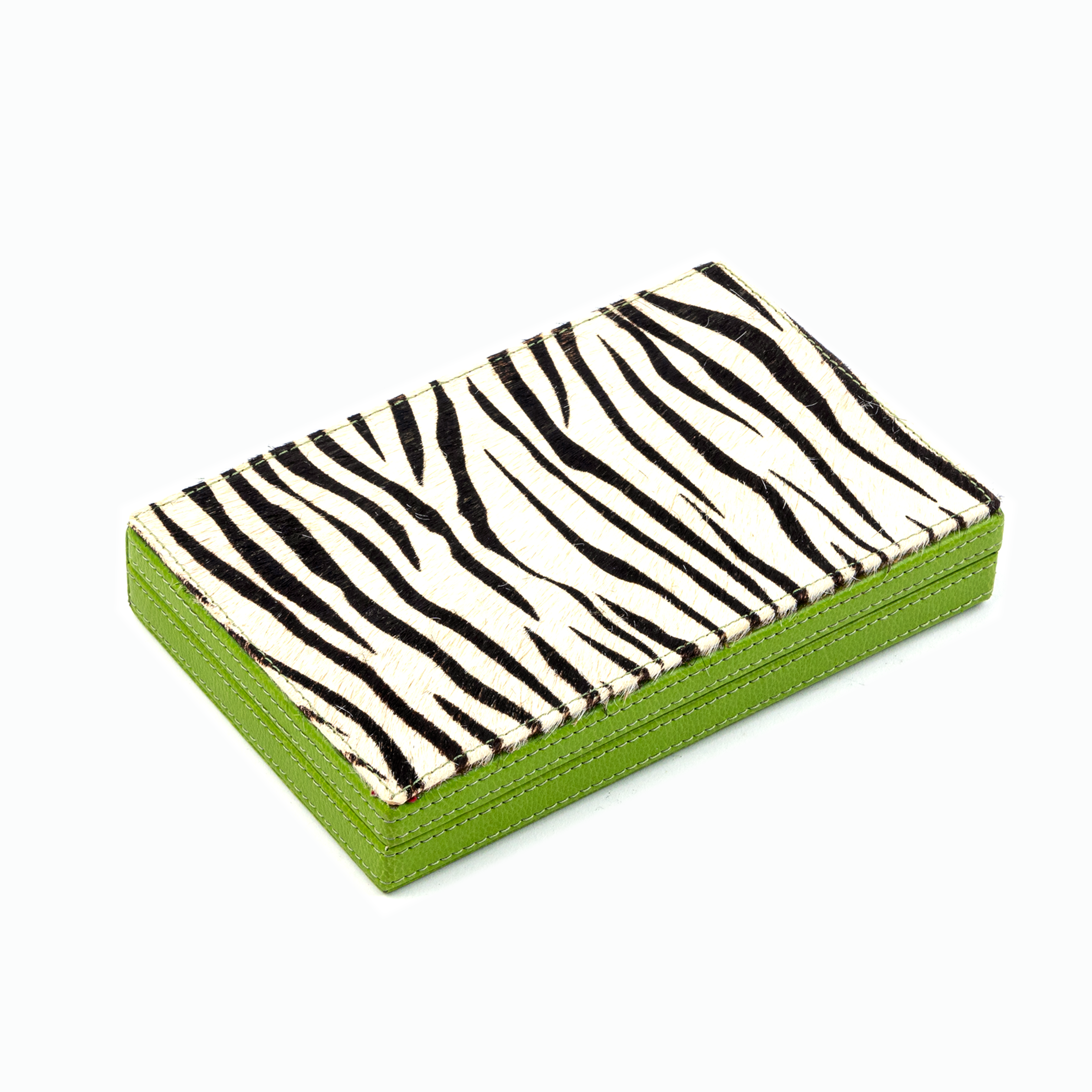 Aloise / Toss Design. Zebra Domino Set Studded with Swarovski. Medium Size