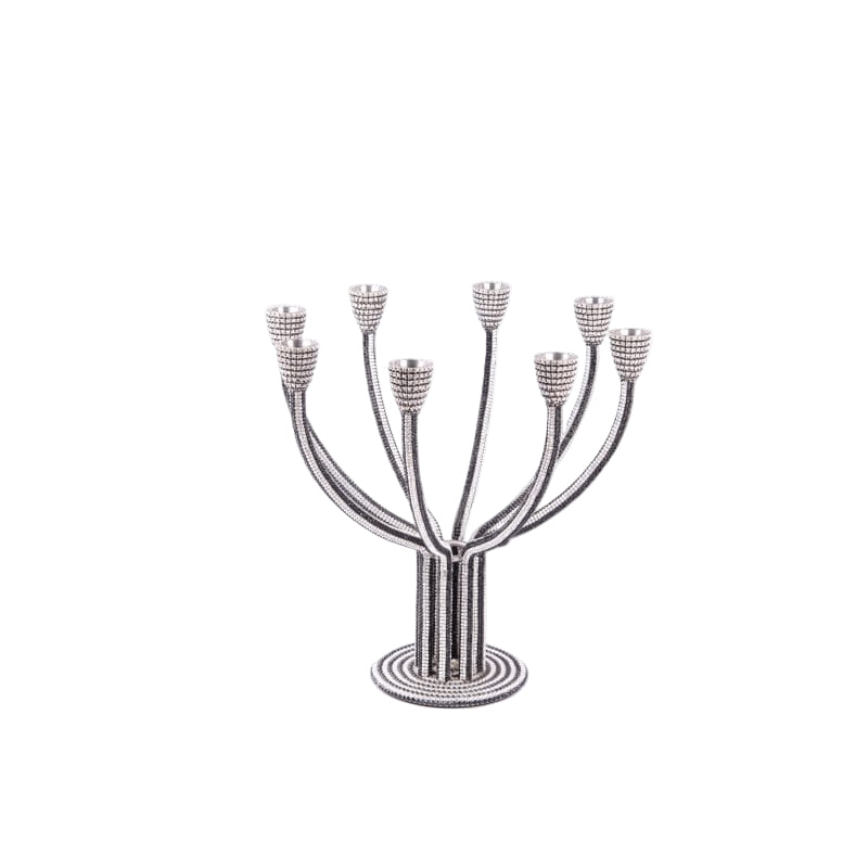 B.B Simon. Candle Holder Studded with Swarovski