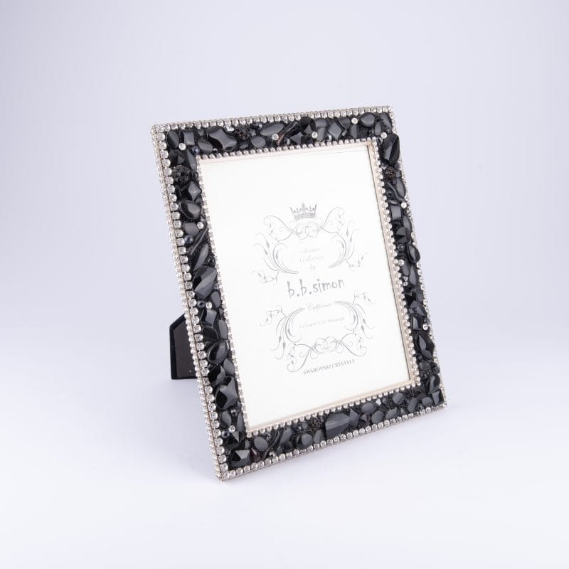 B.B Simon. Picture Frame Studded with Swarovski Crystals. Large Size