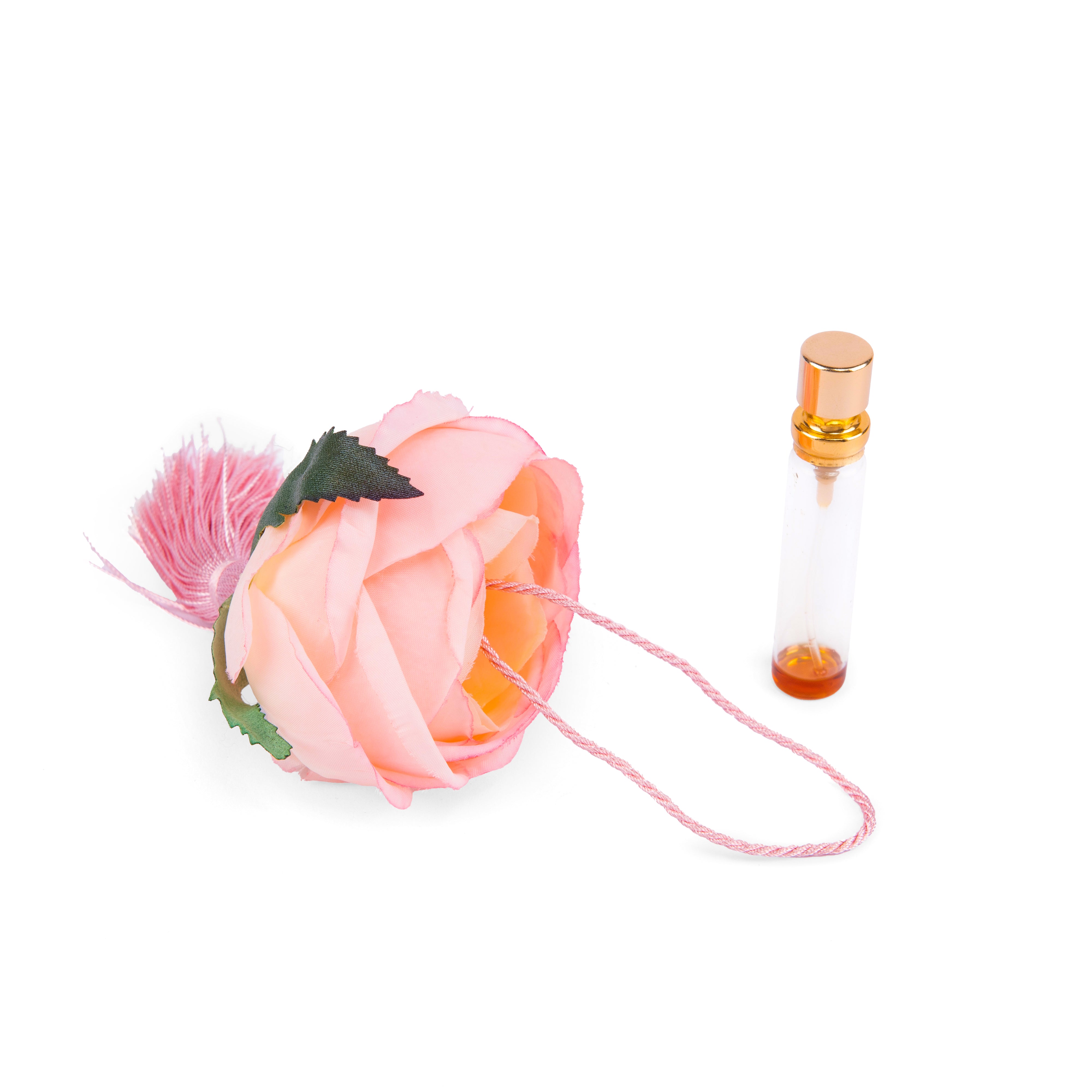 Atelier Catherine Masson. Aroma Diffuser in Pink Rose Design & Spray