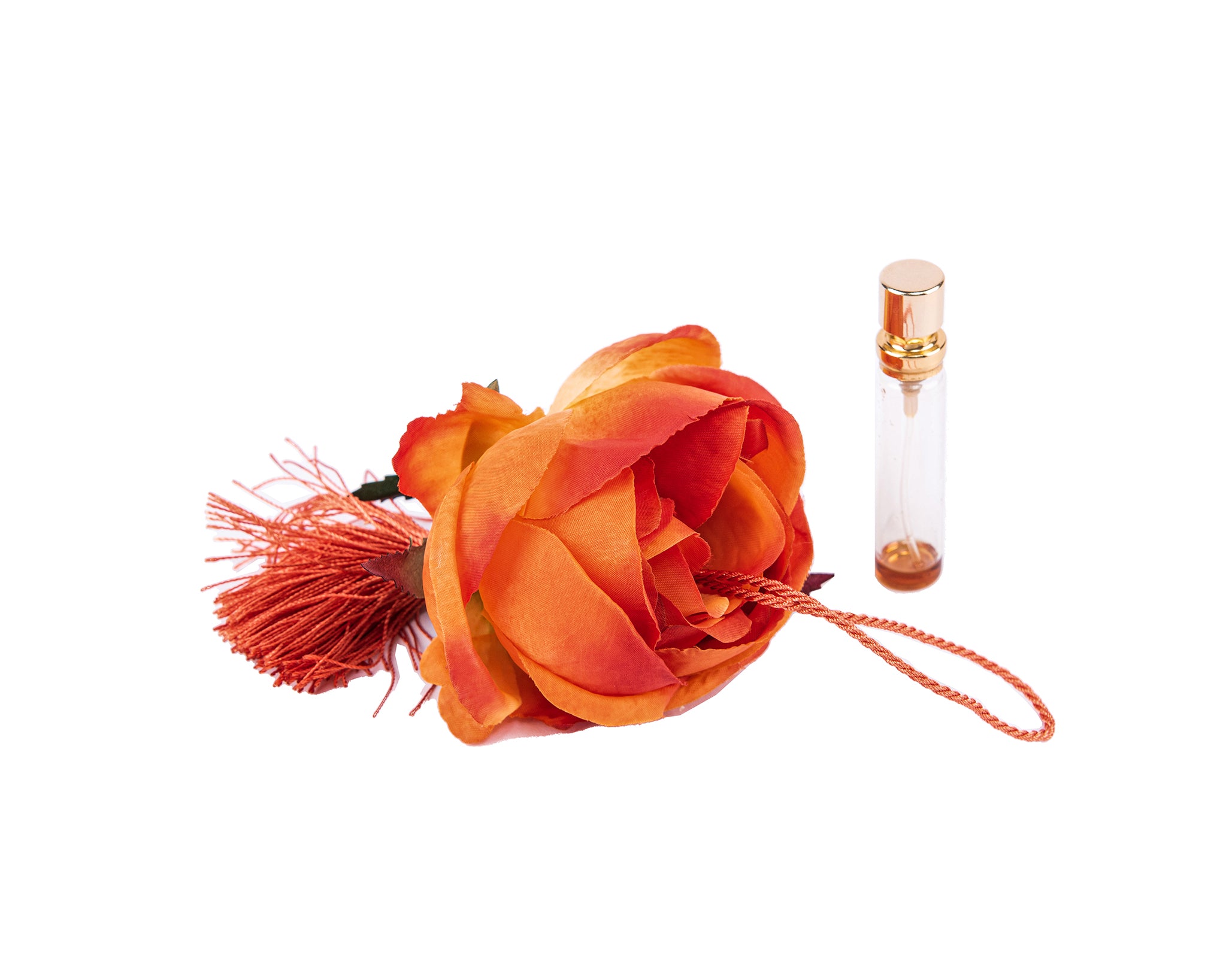 Atelier Catherine Masson. Aroma Diffuser in Orange Rose Design & Spray