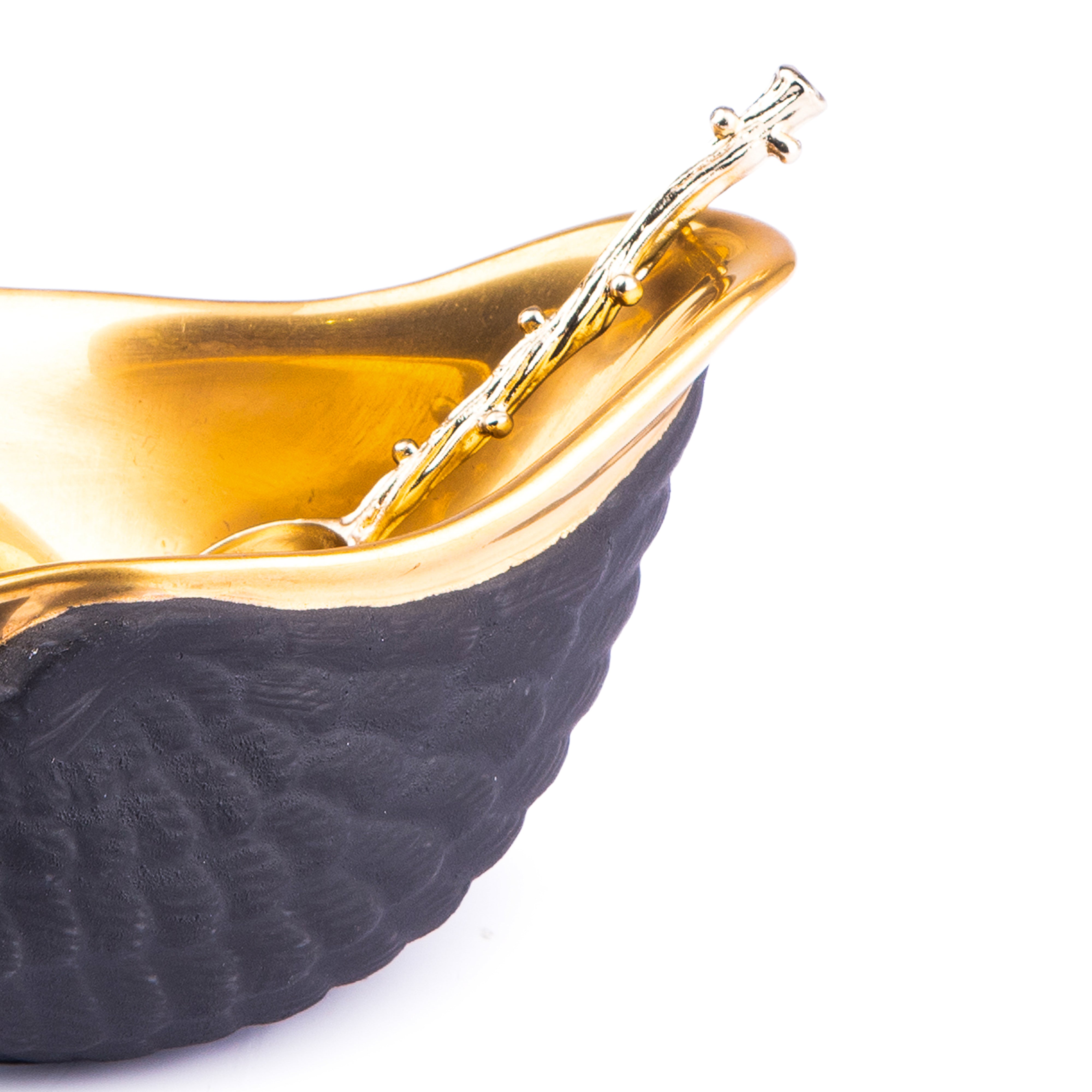 L'Objet. Swan Salt Cellar